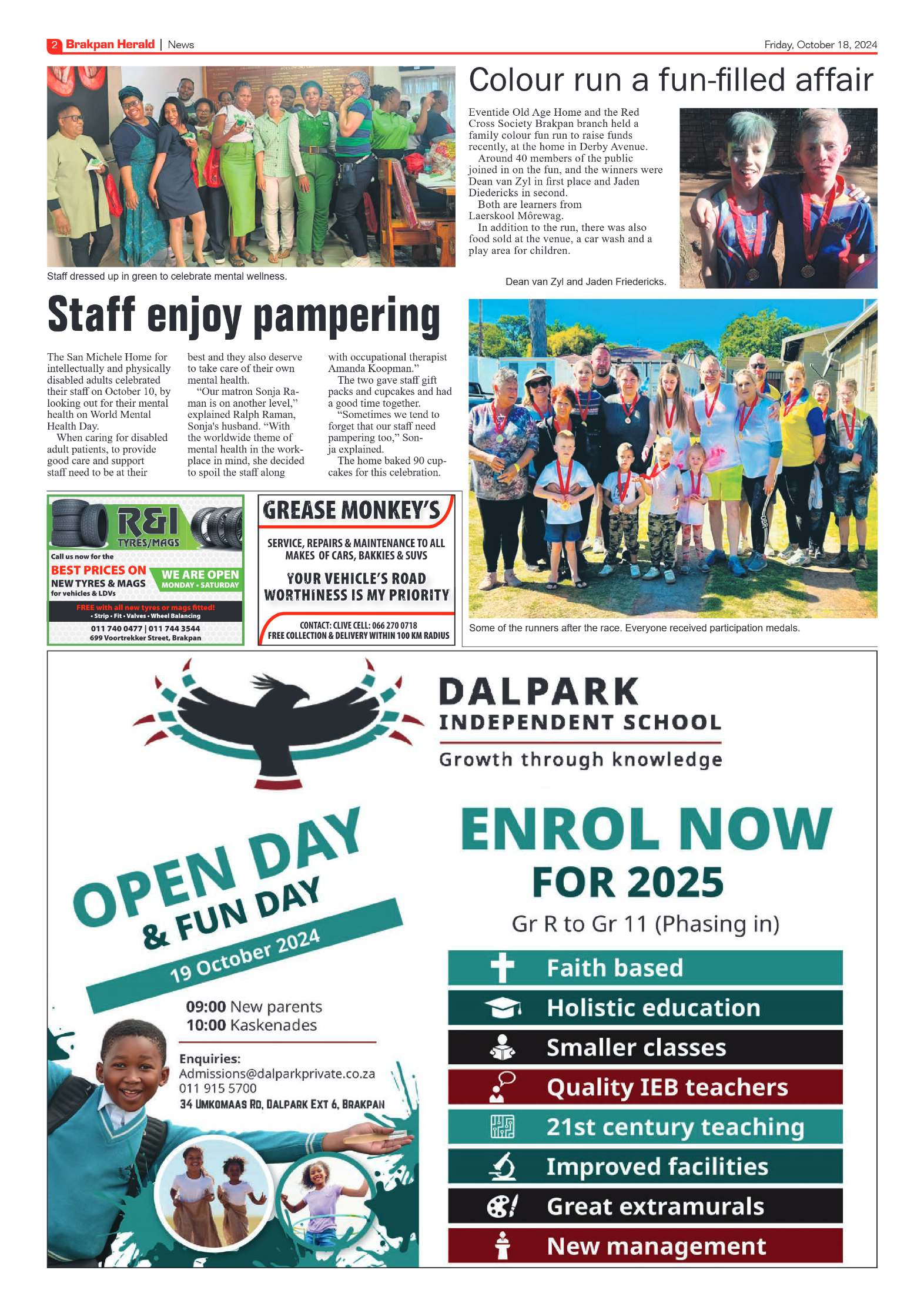 Brakpan Herald 18 October 2024 page 2