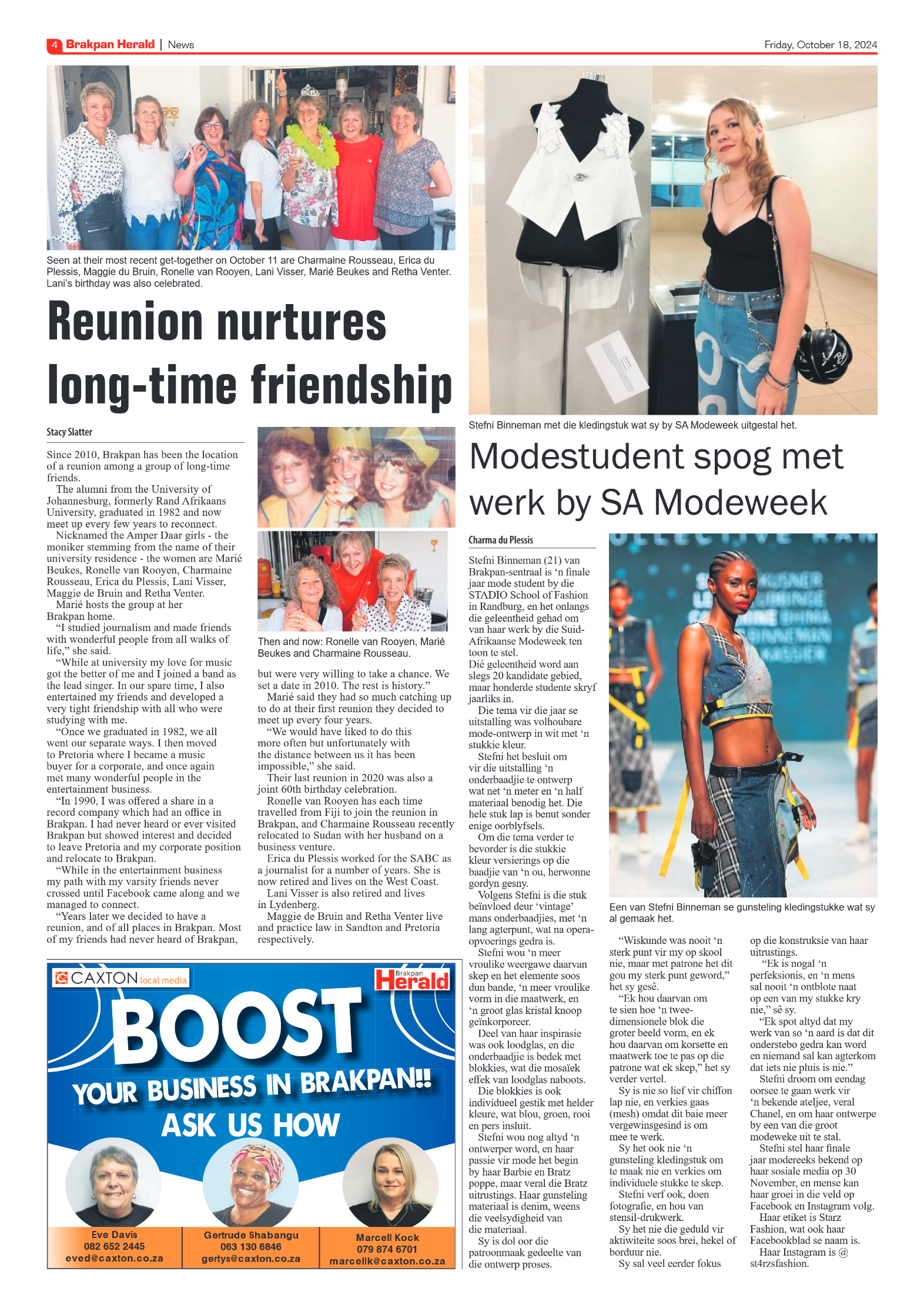 Brakpan Herald 18 October 2024 page 4