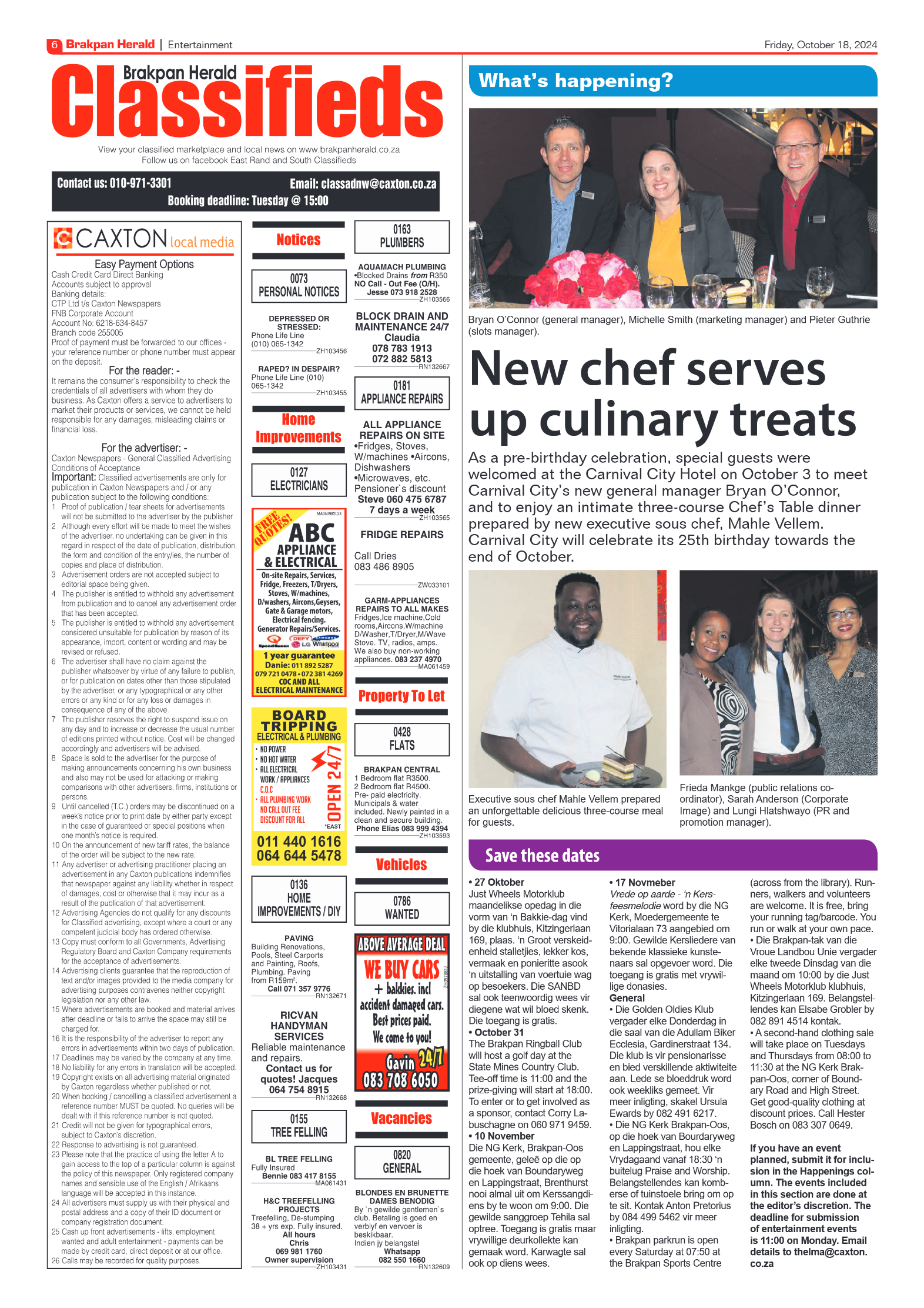 Brakpan Herald 18 October 2024 page 6