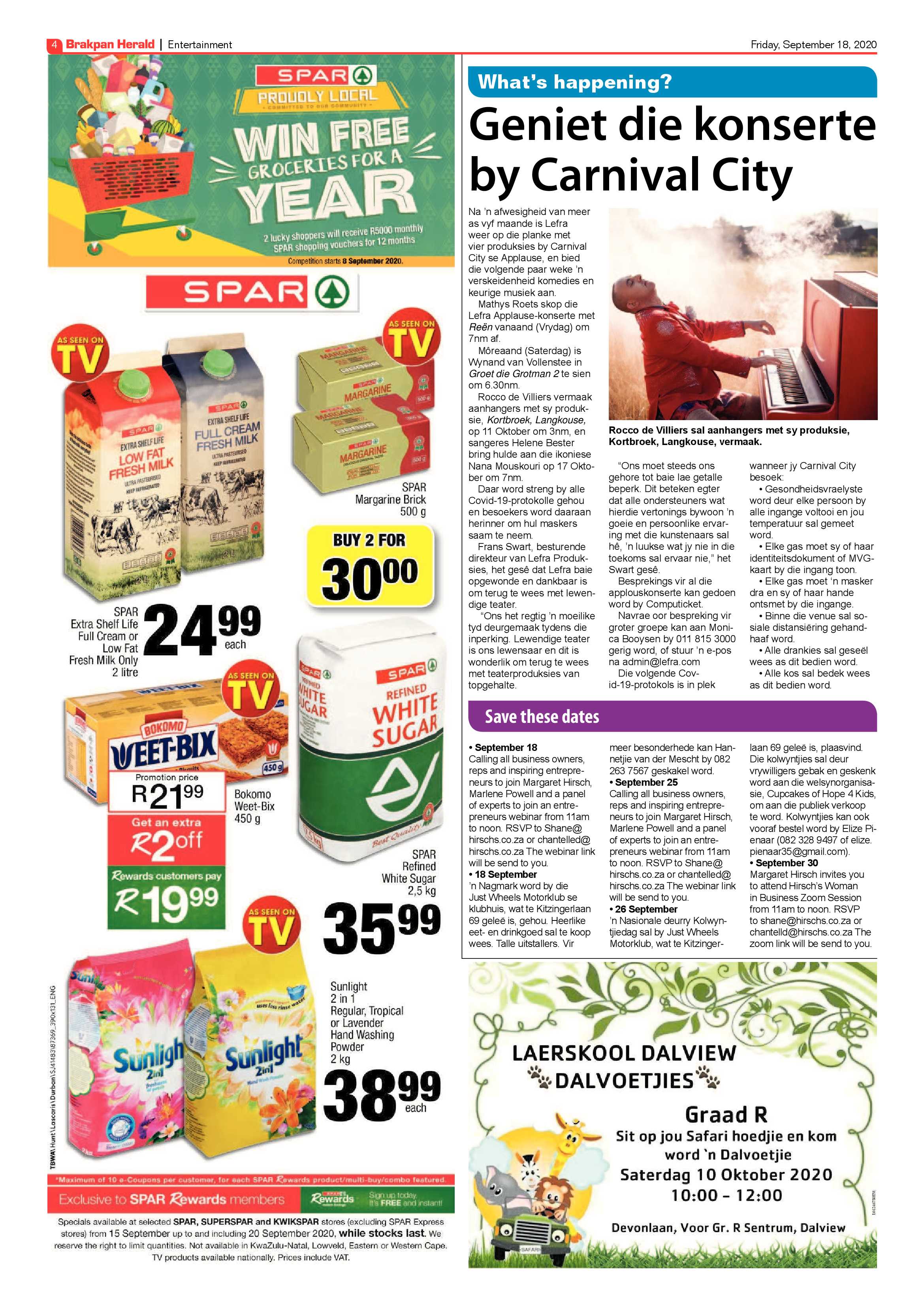 Brakpan Herald 18 September 2020 page 4
