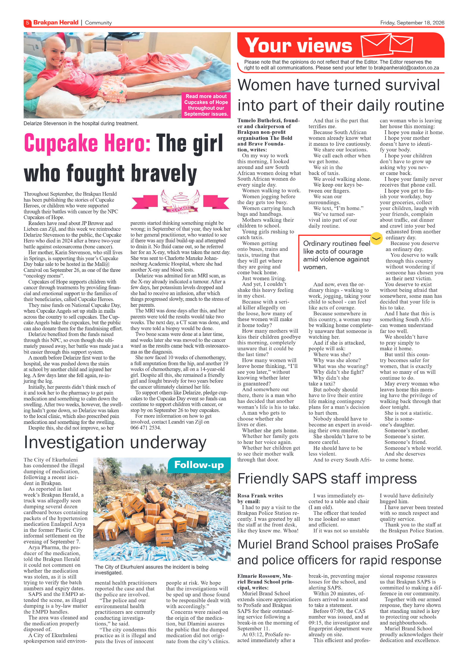 Brakpan Herald 18 September 2026 page 5