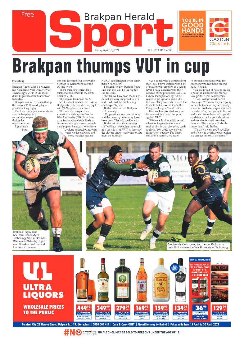 Brakpan Herald 19 April 2024 page 8