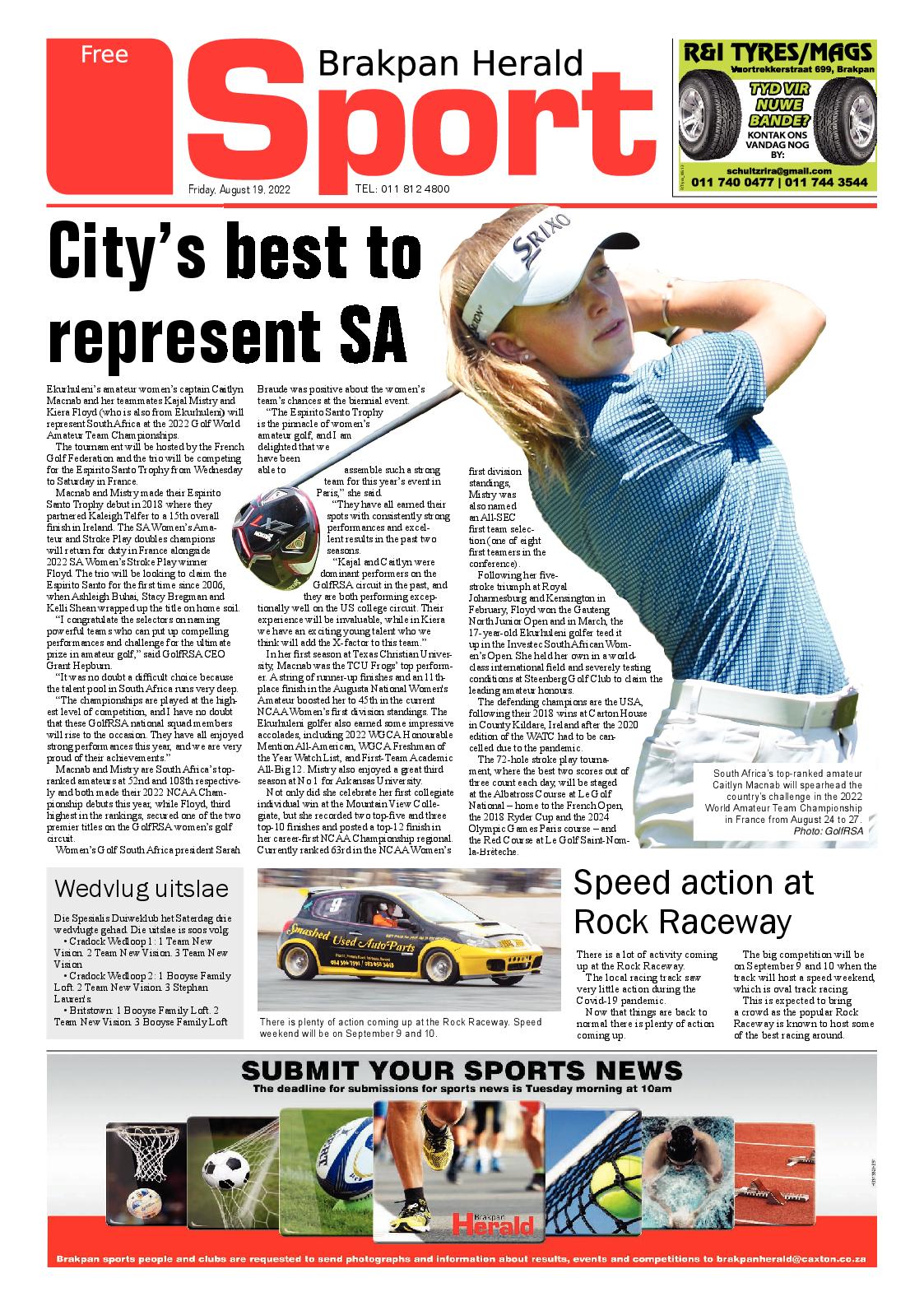 Brakpan Herald 19 Aug 2022 page 12