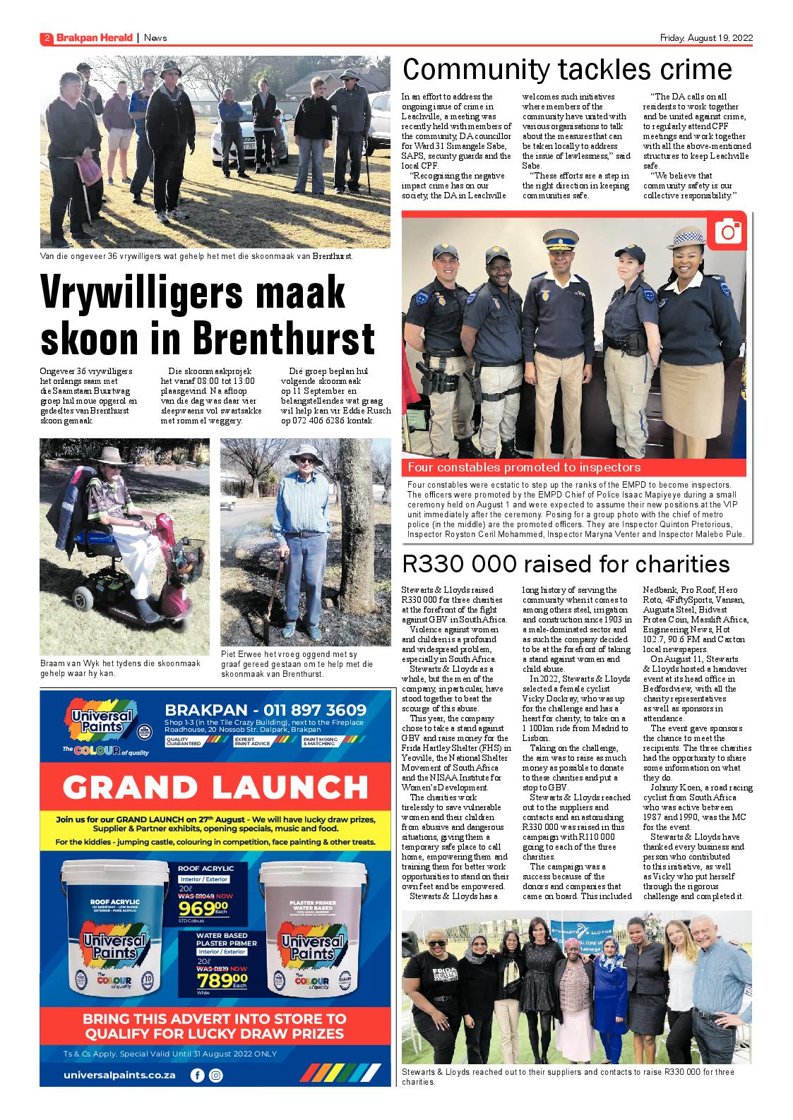 Brakpan Herald 19 Aug 2022 page 2
