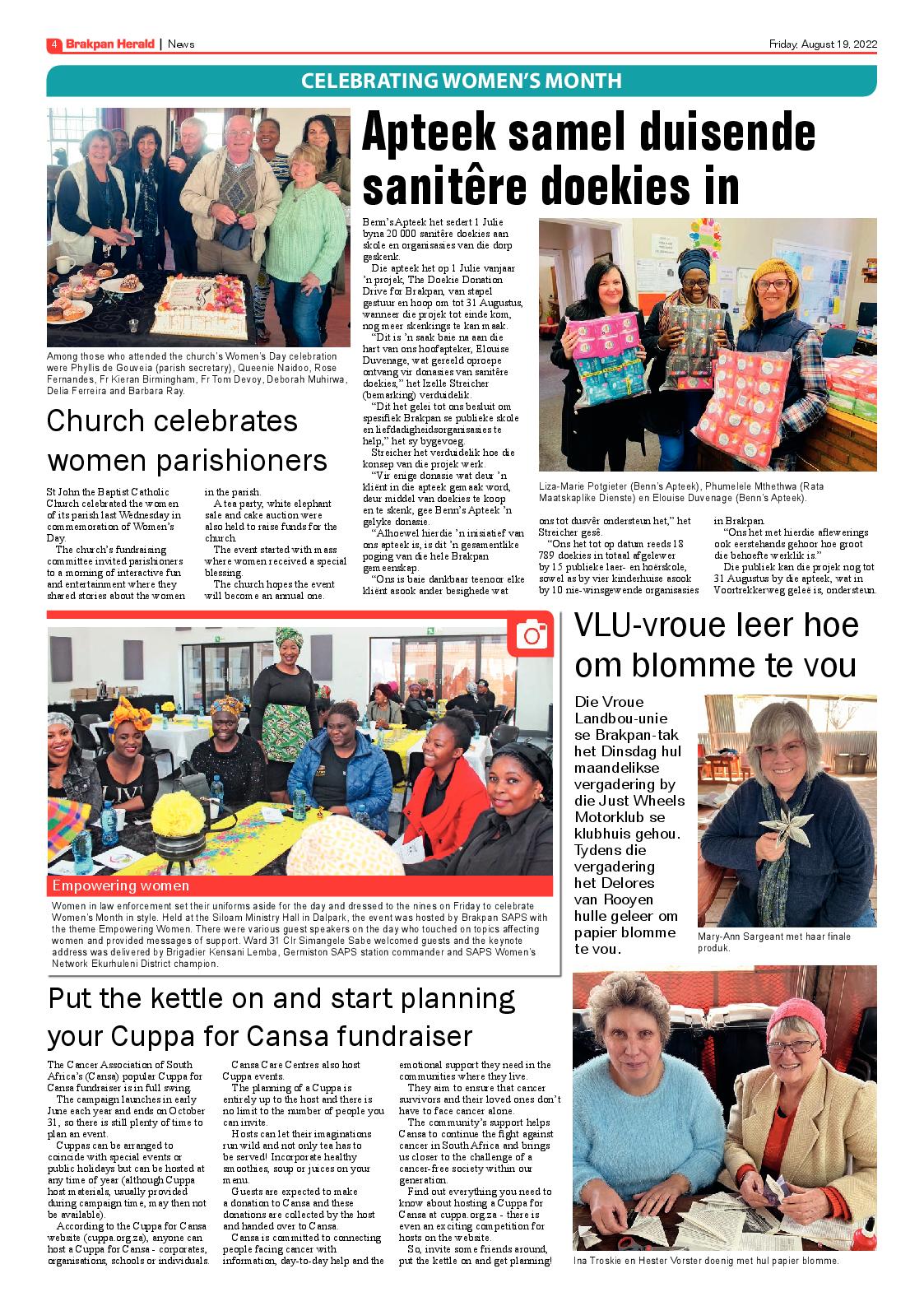 Brakpan Herald 19 Aug 2022 page 4