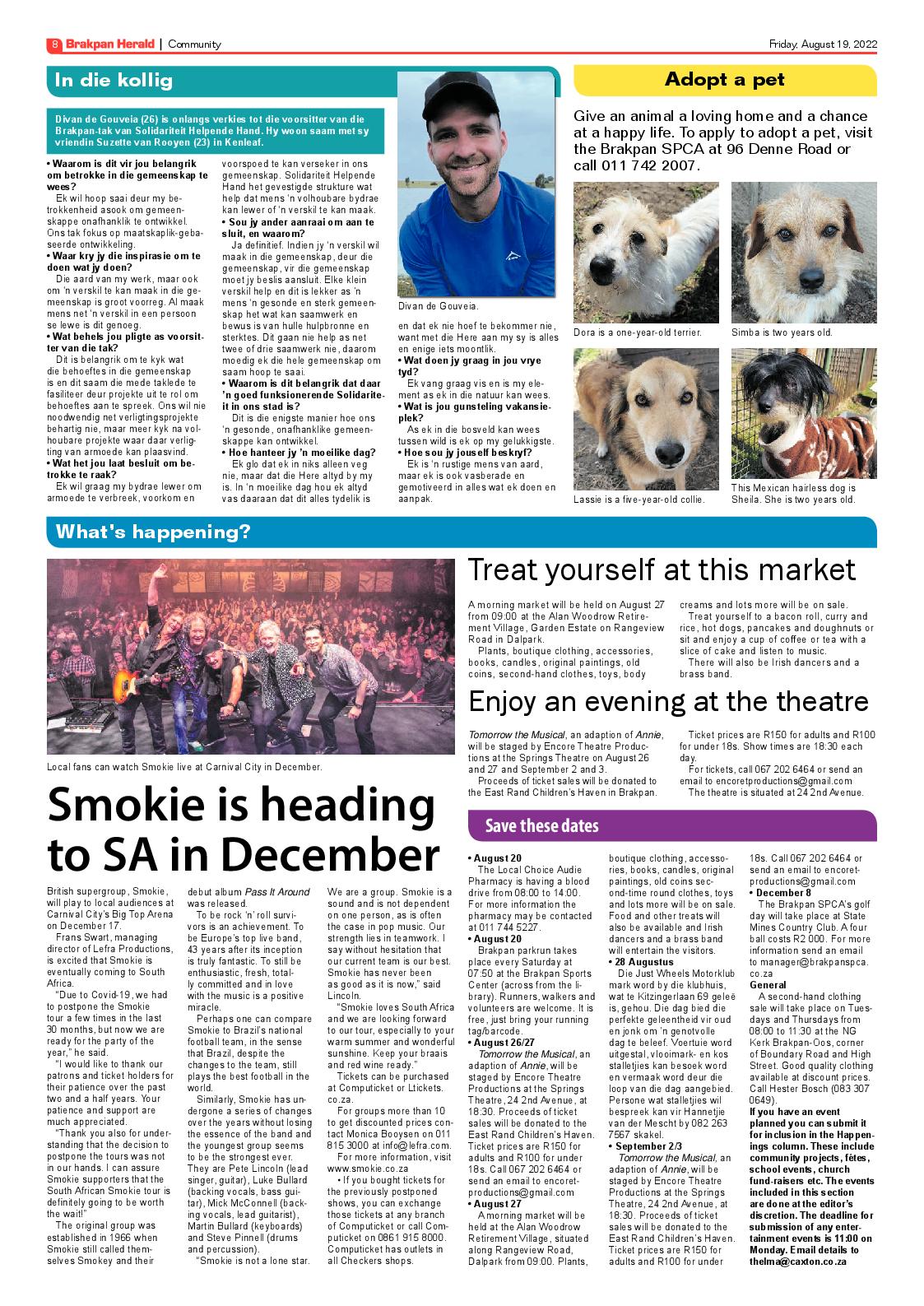 Brakpan Herald 19 Aug 2022 page 8