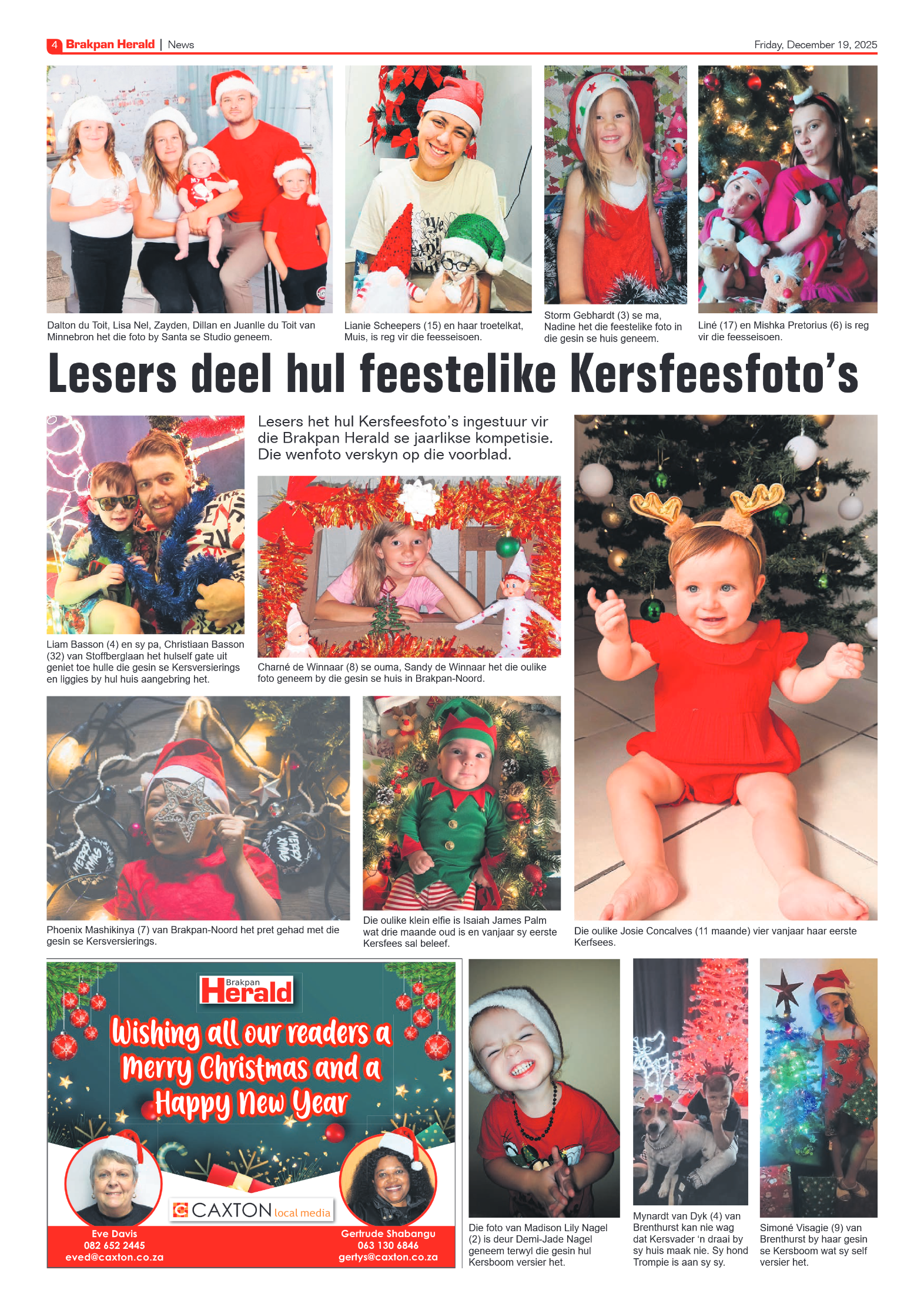 Brakpan Herald 19 December 2025 page 4