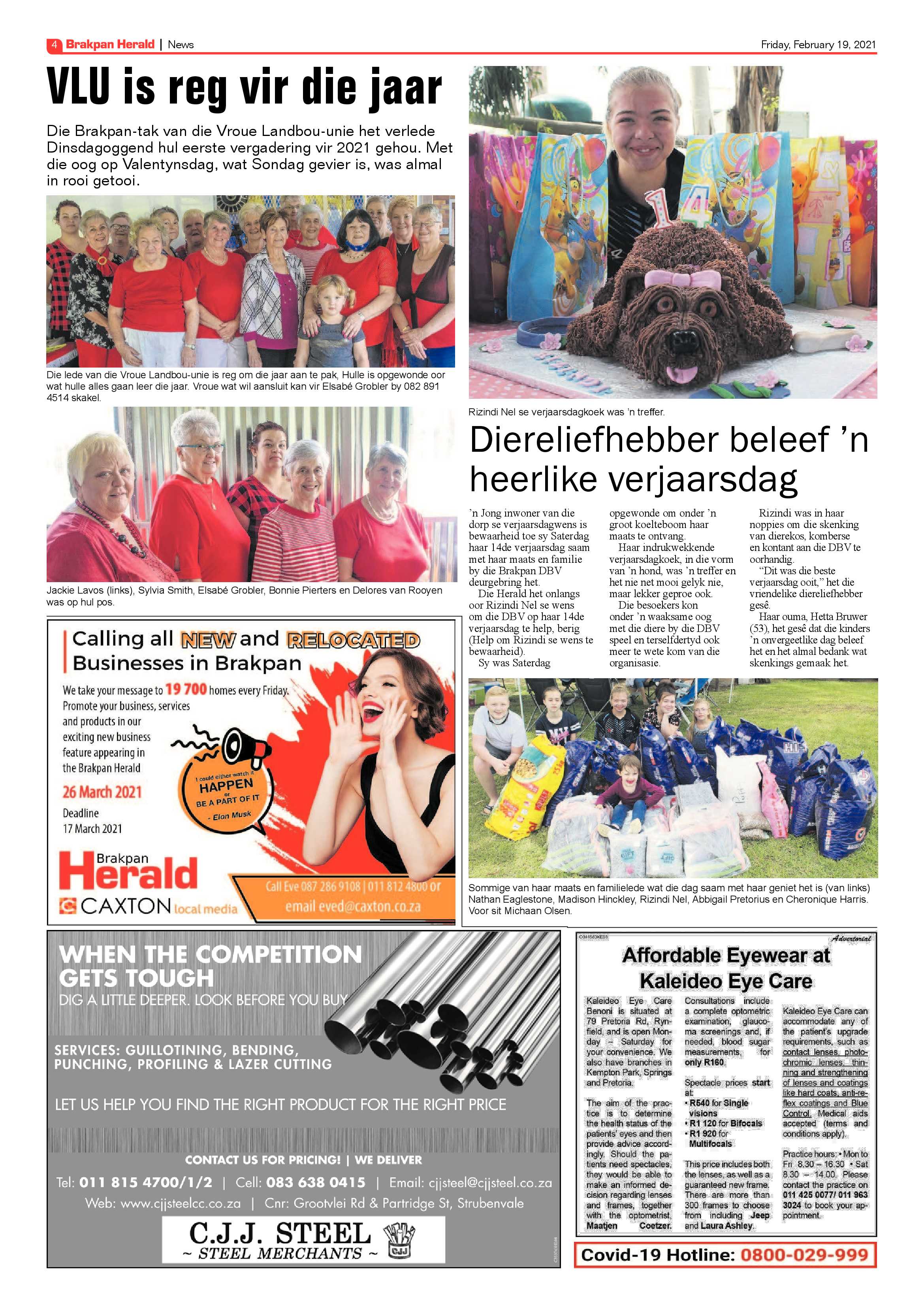 Brakpan Herald 19 February 2021 page 4