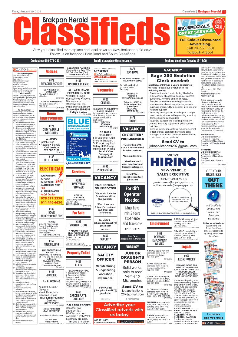 Brakpan Herald 19 January 2024 page 7
