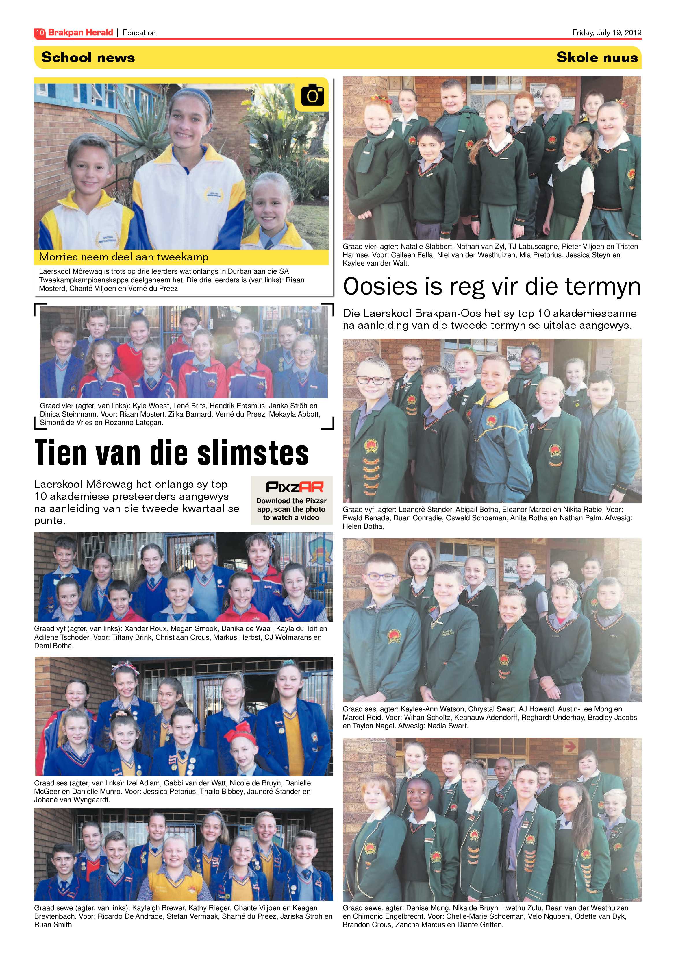 Brakpan Herald 19 July 2019 page 10