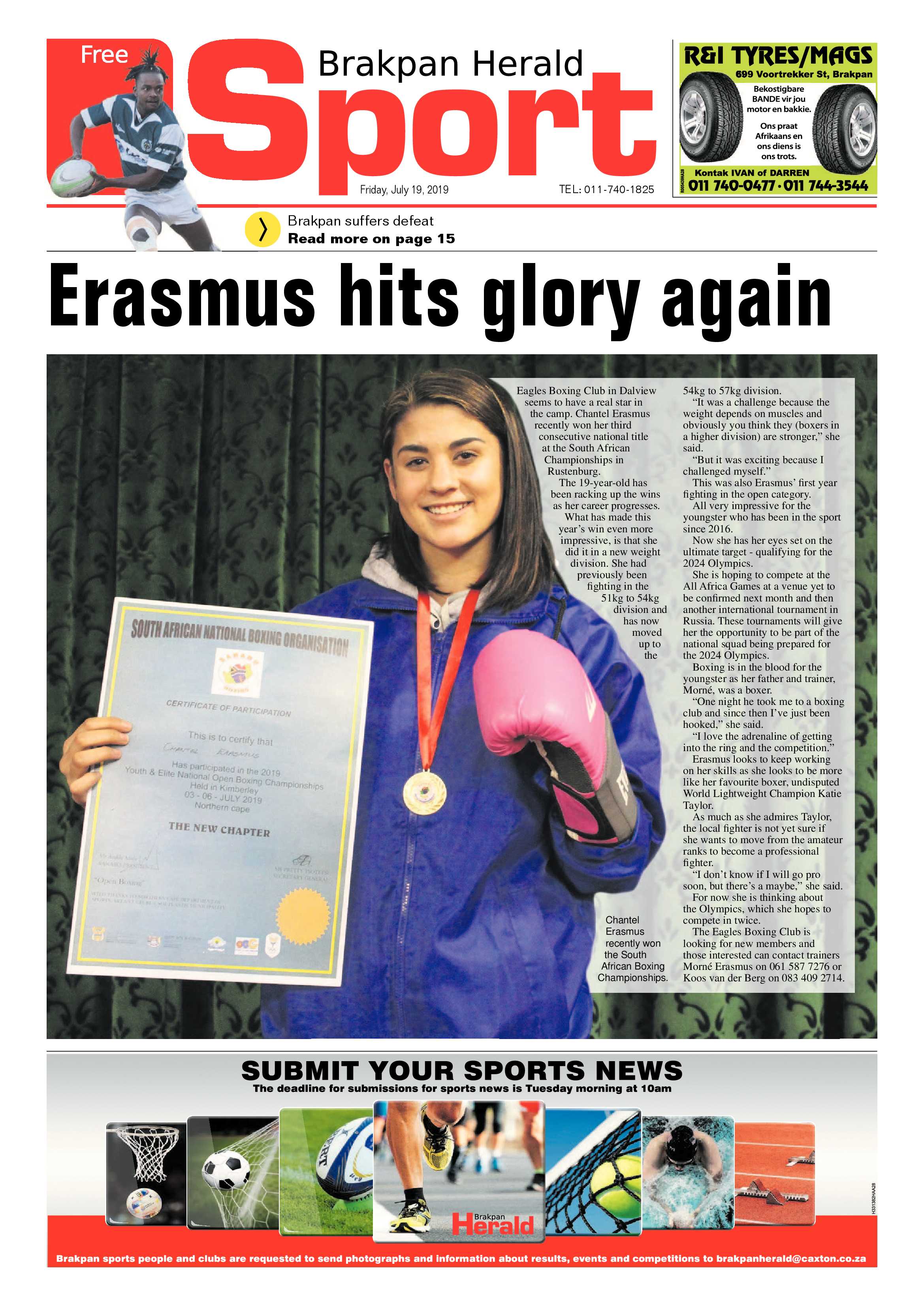 Brakpan Herald 19 July 2019 page 16