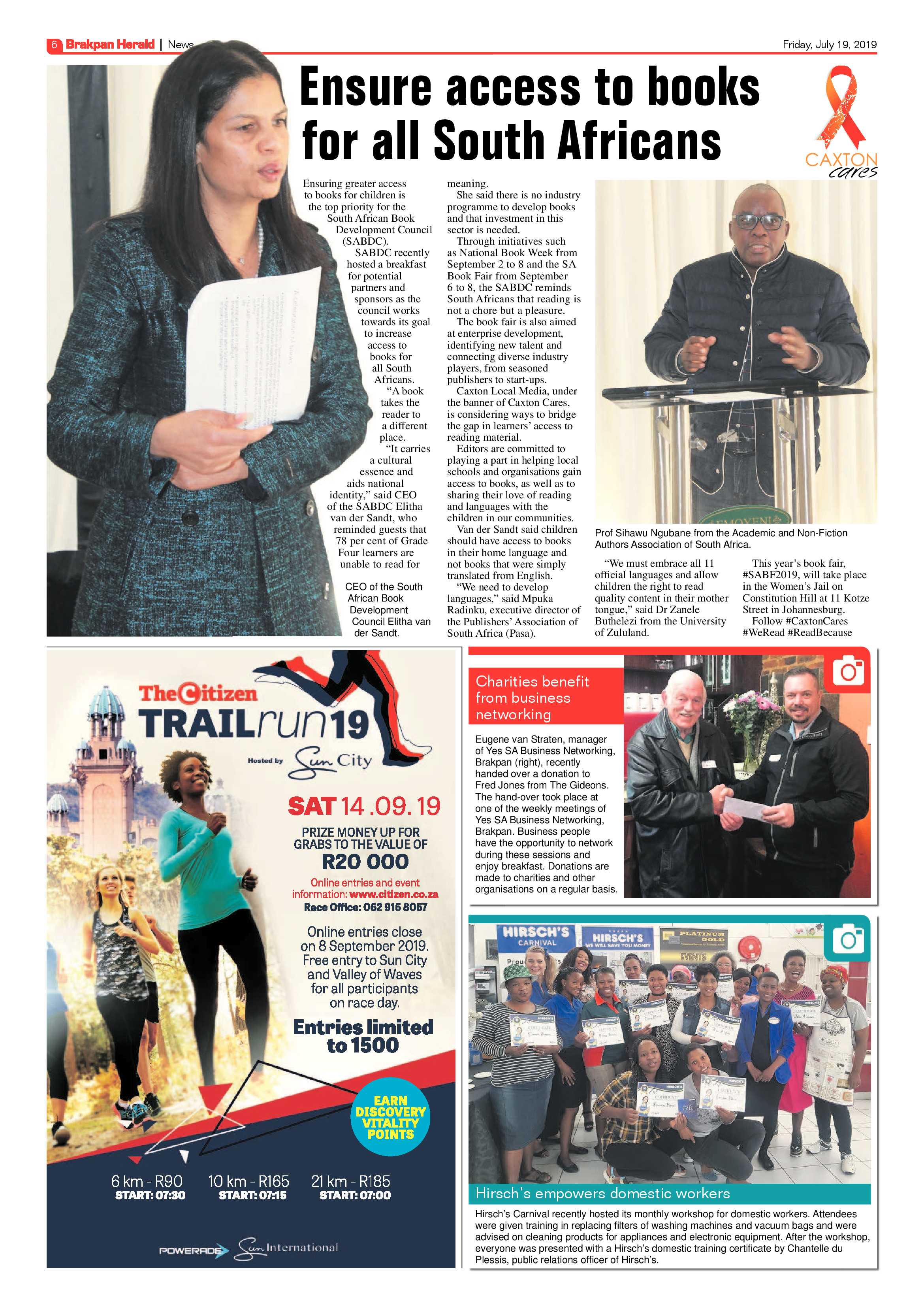 Brakpan Herald 19 July 2019 page 6