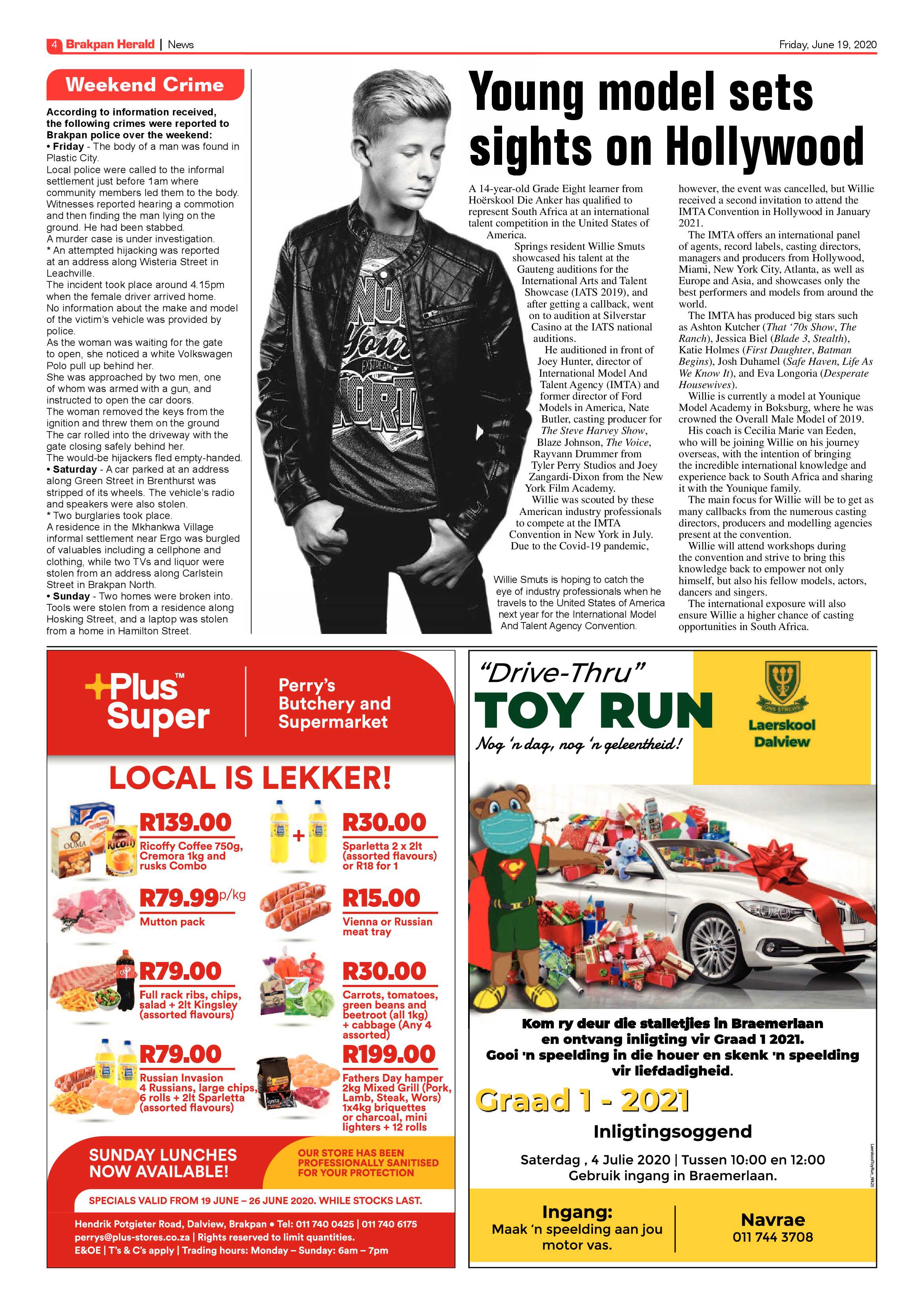 Brakpan Herald 19 June 2020 page 4