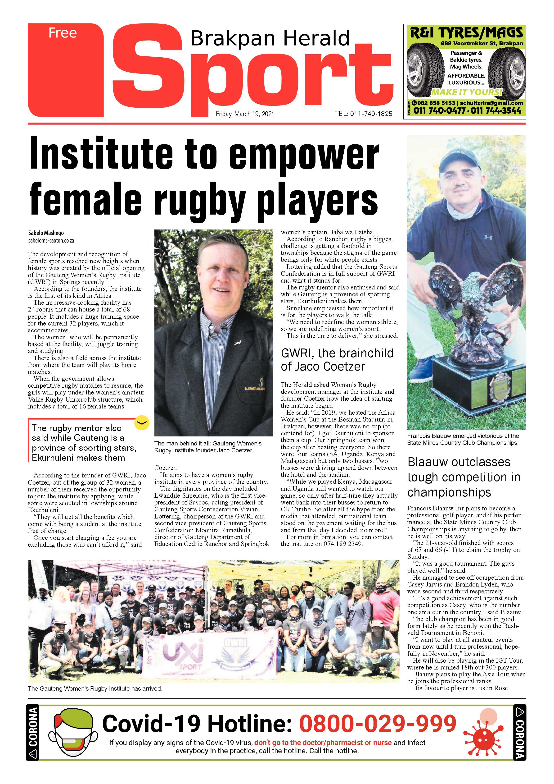 Brakpan Herald 19 March 2021 page 12