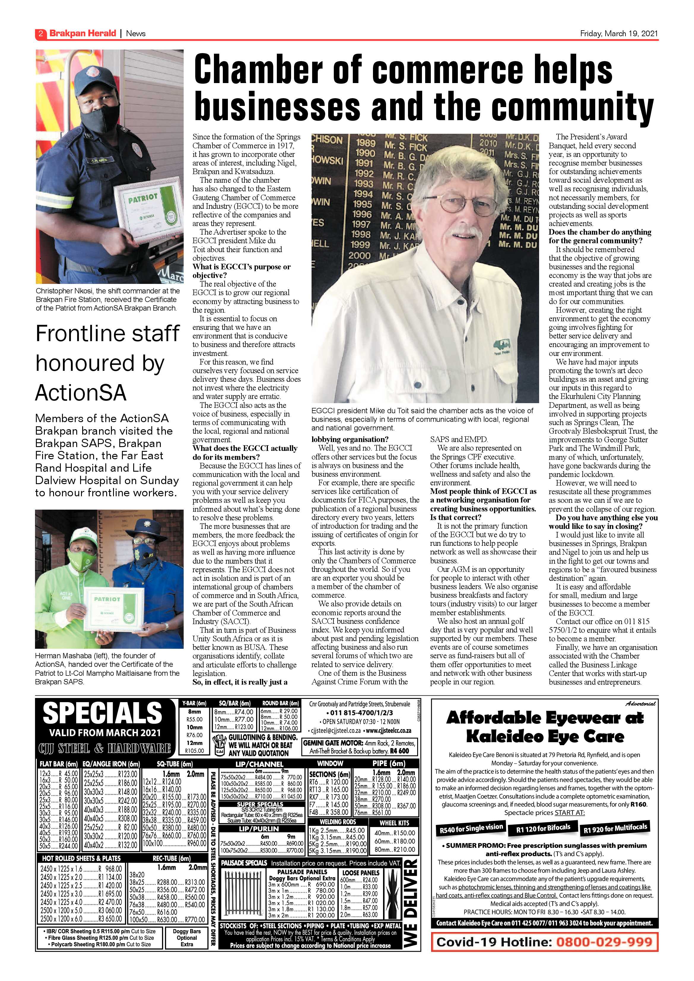 Brakpan Herald 19 March 2021 page 2