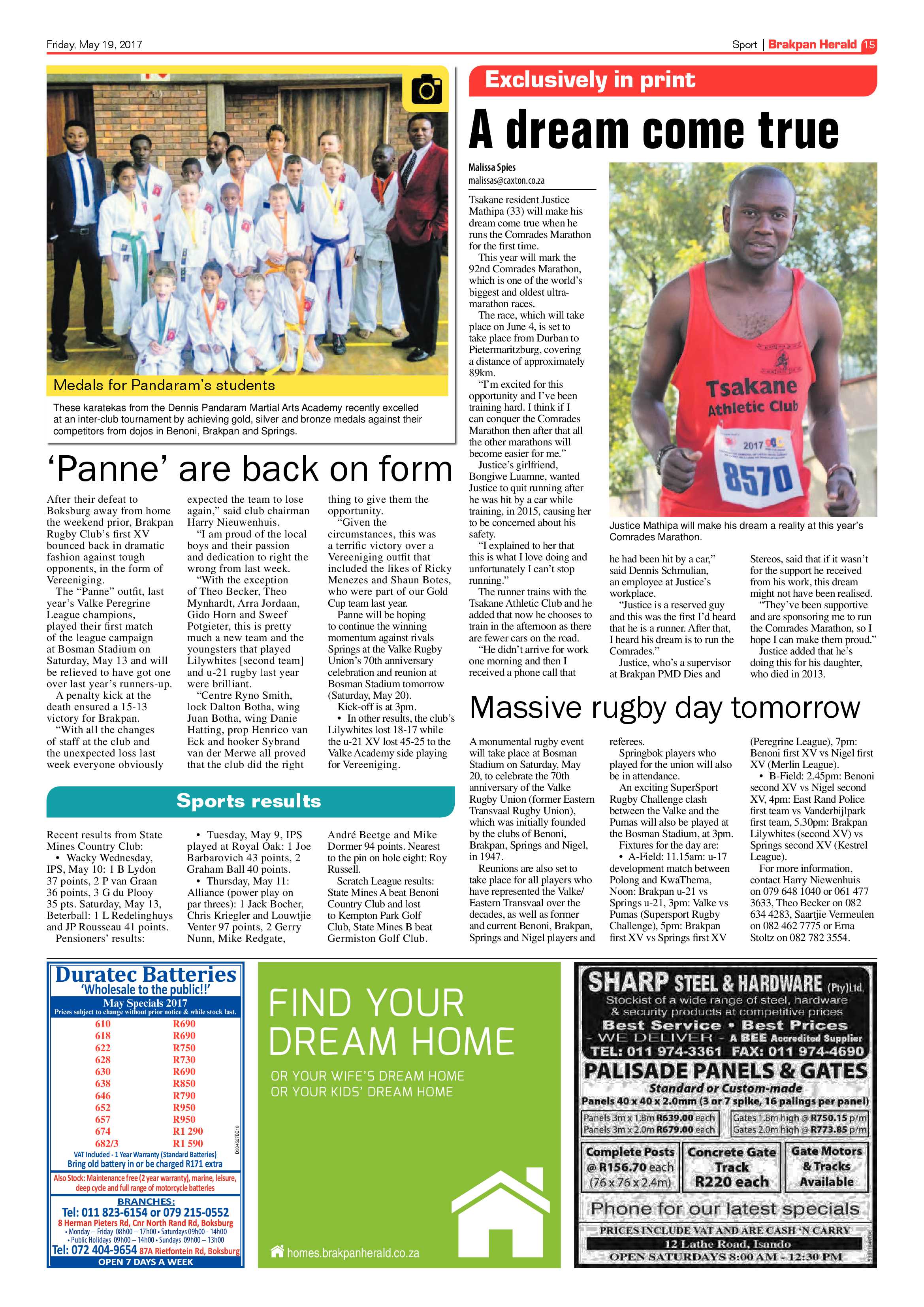Brakpan Herald 19 May 2017 page 15