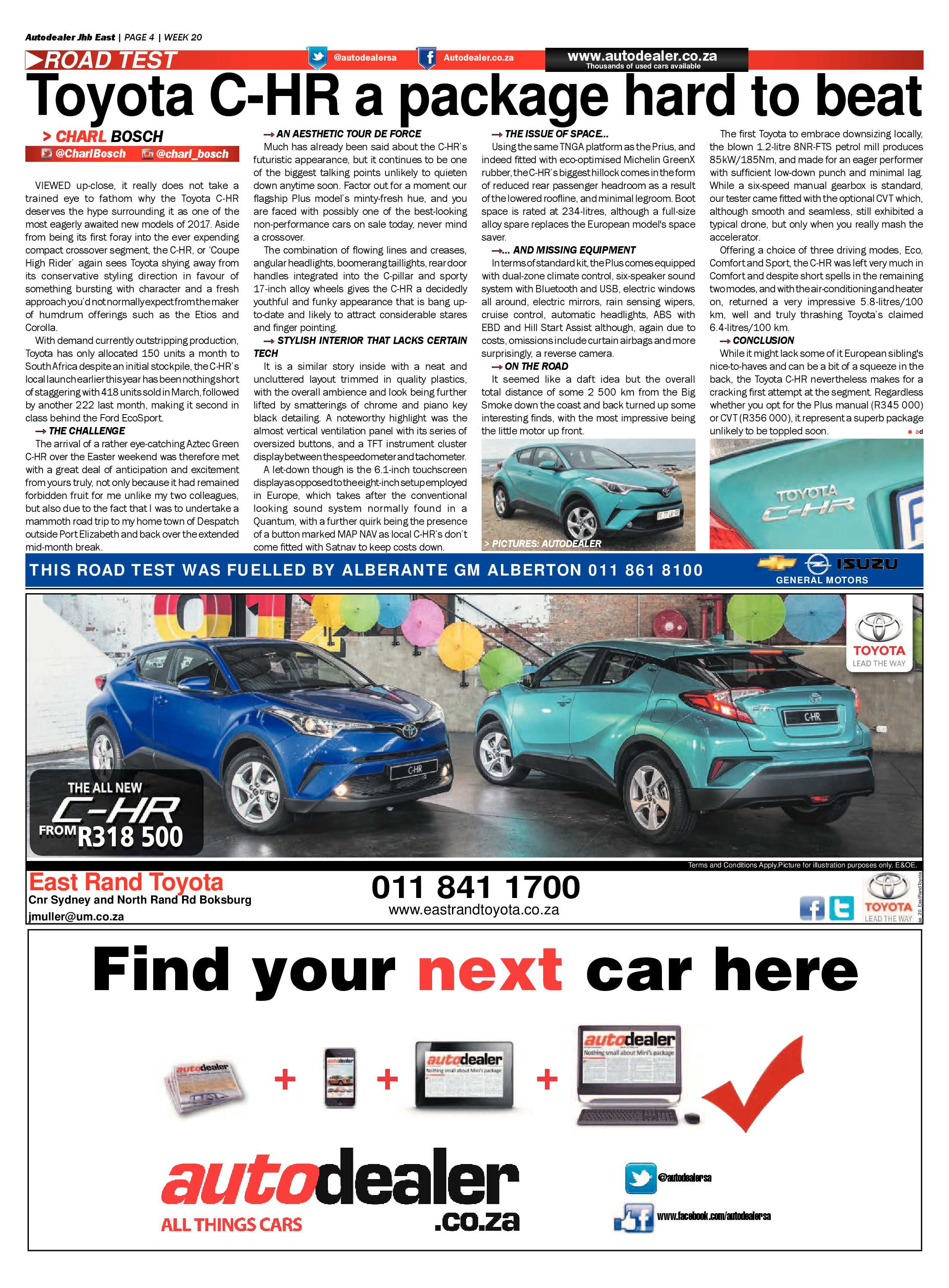 Brakpan Herald 19 May 2017 page 20