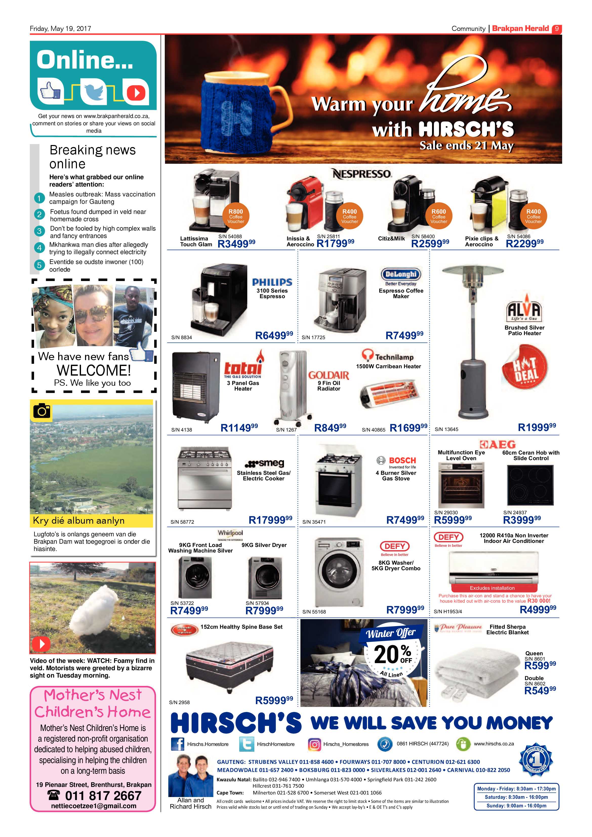 Brakpan Herald 19 May 2017 page 9