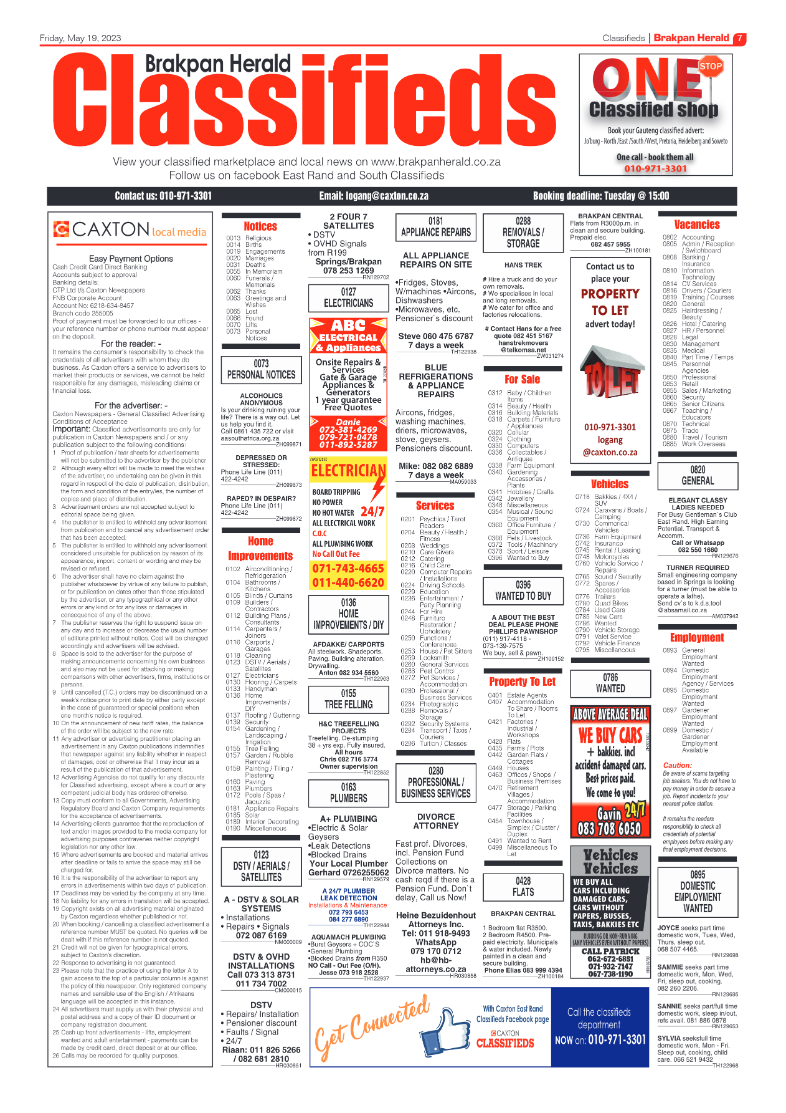 Brakpan Herald 19 May 2022 page 7