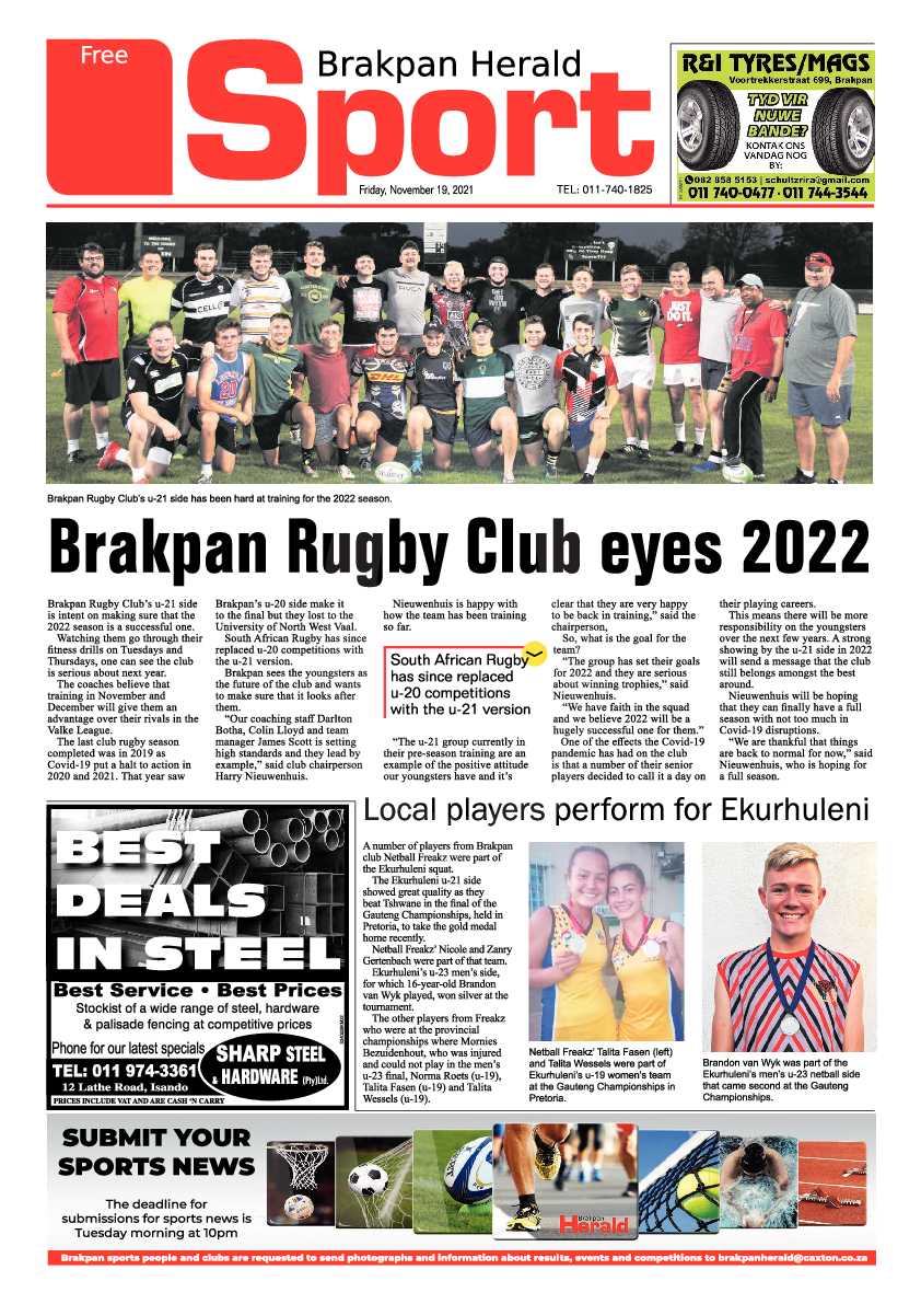 Brakpan Herald 19 November 2021 page 12