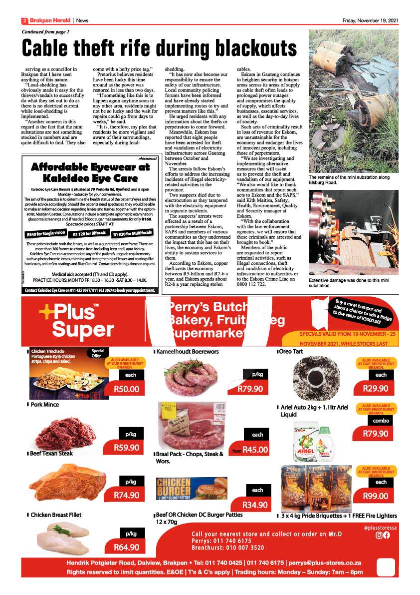 Brakpan Herald 19 November 2021 page 2