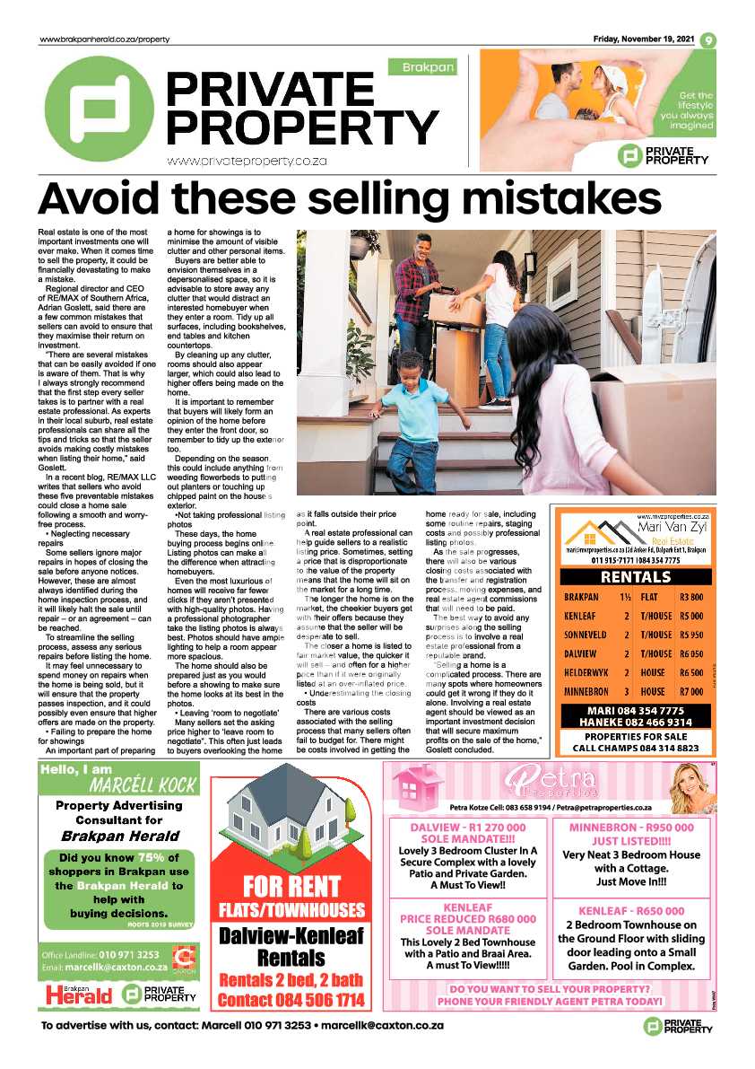 Brakpan Herald 19 November 2021 page 9