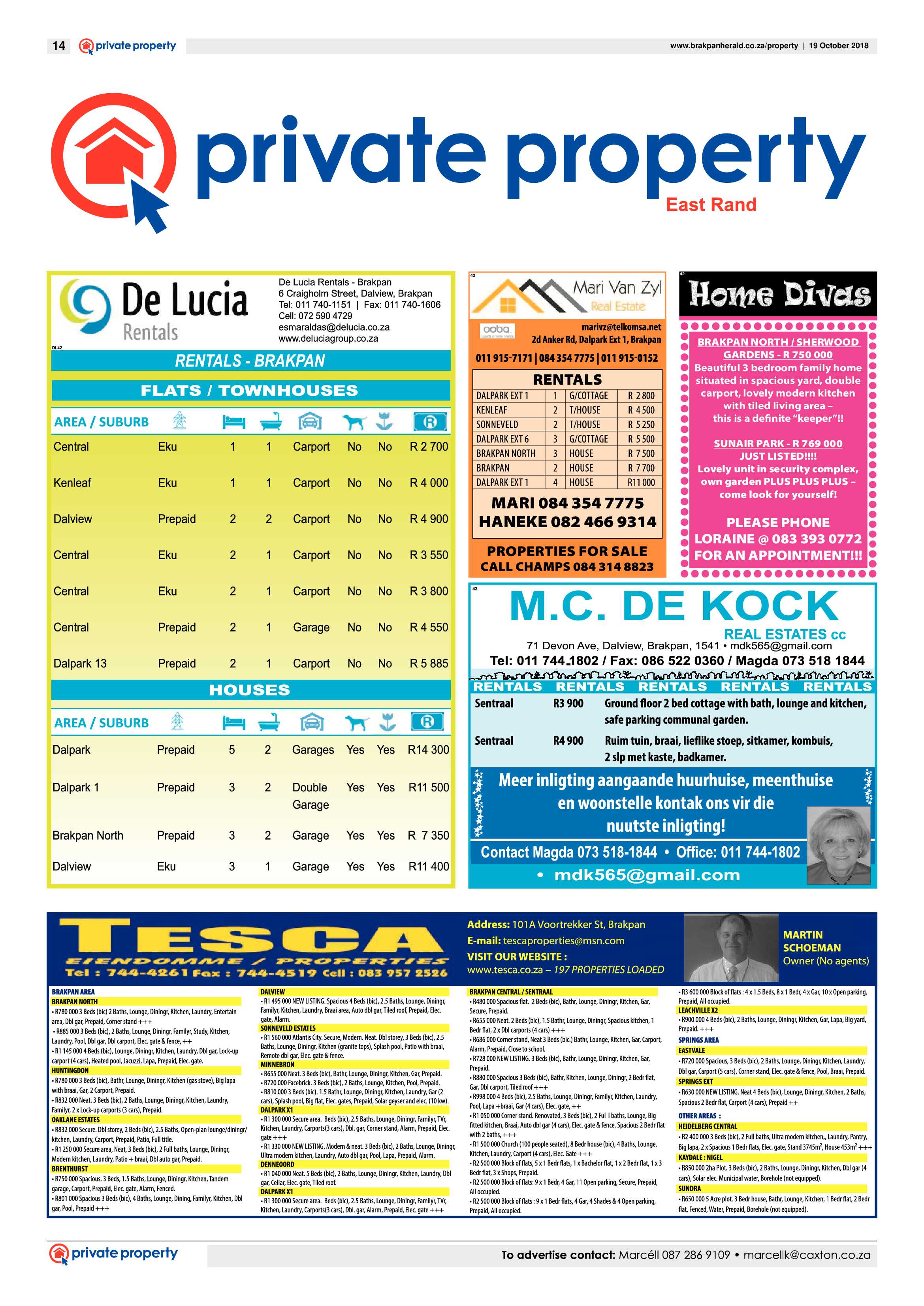 Brakpan Herald 19 October 2018 page 14