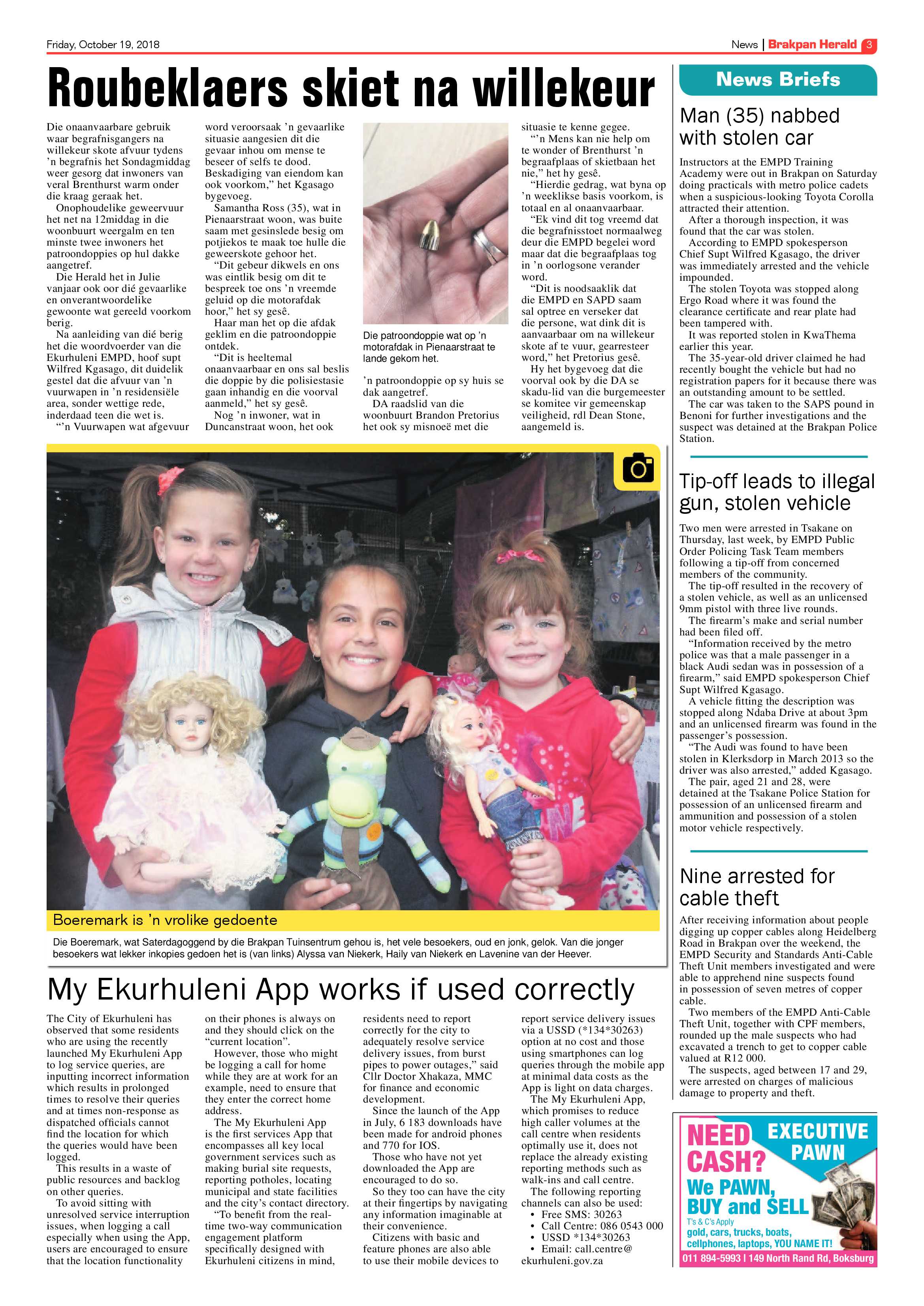 Brakpan Herald 19 October 2018 page 3