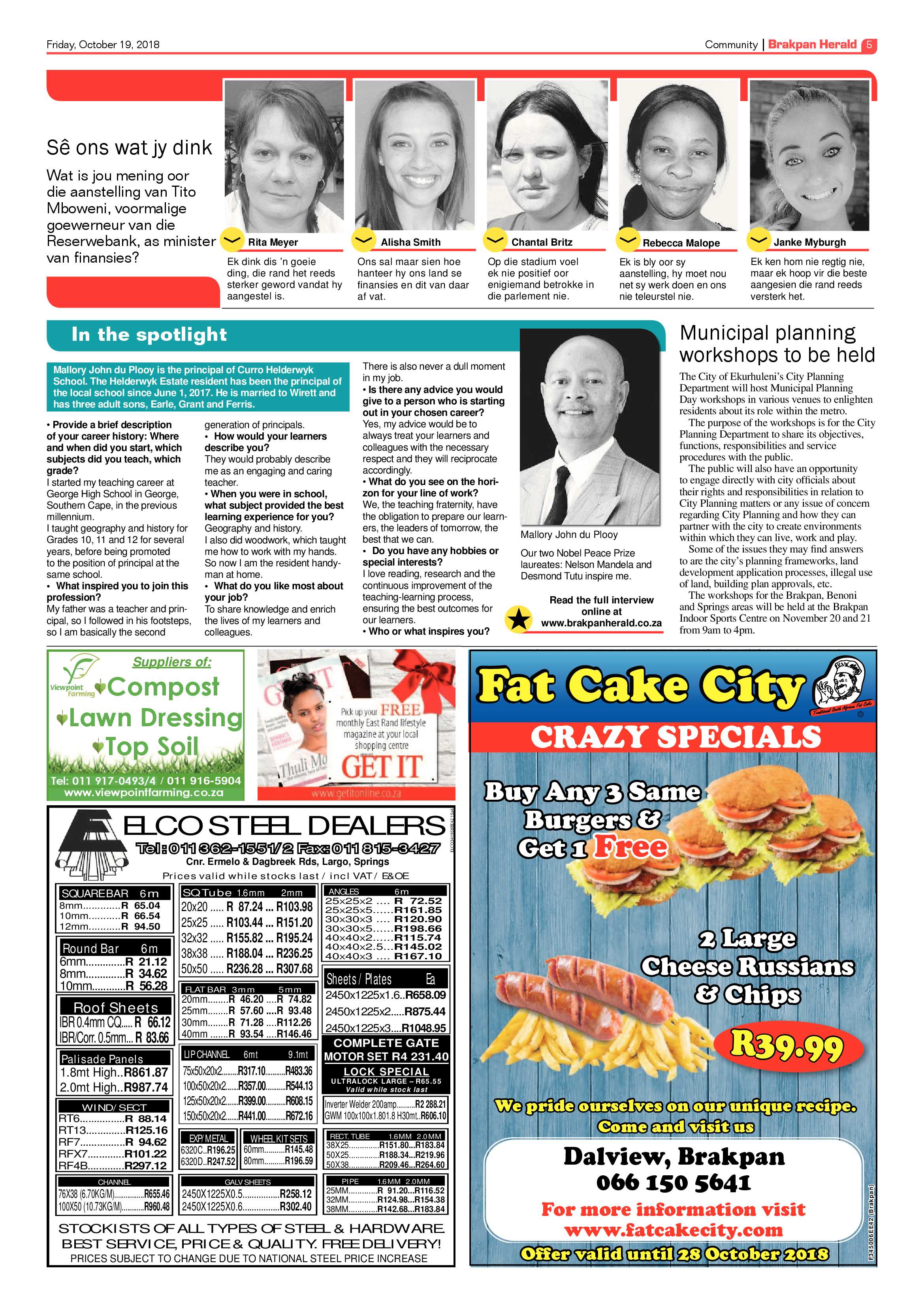 Brakpan Herald 19 October 2018 page 5