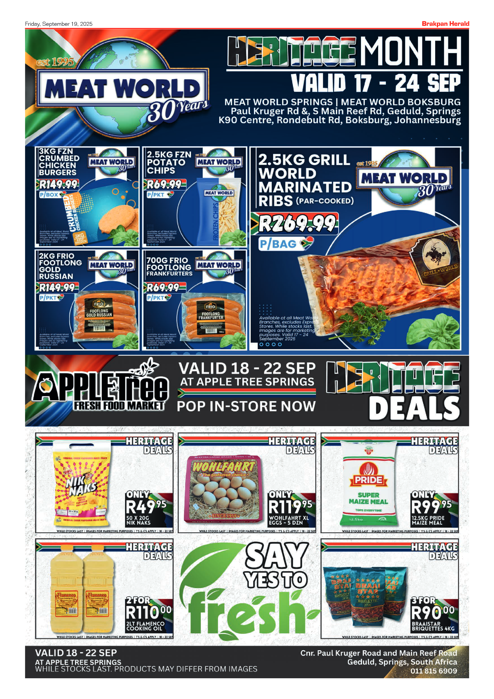 Brakpan Herald 19 September 2025 page 11