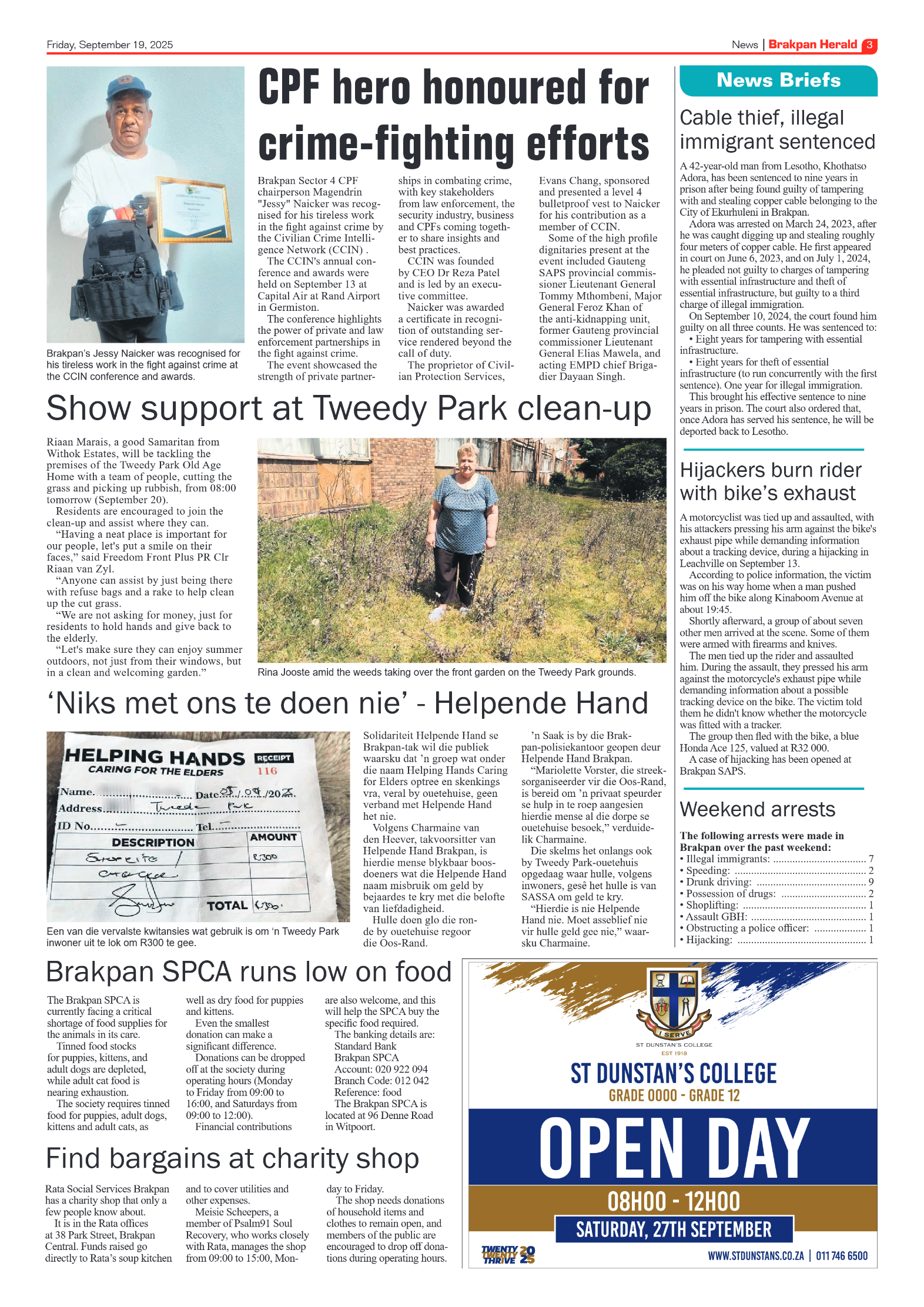 Brakpan Herald 19 September 2025 page 5