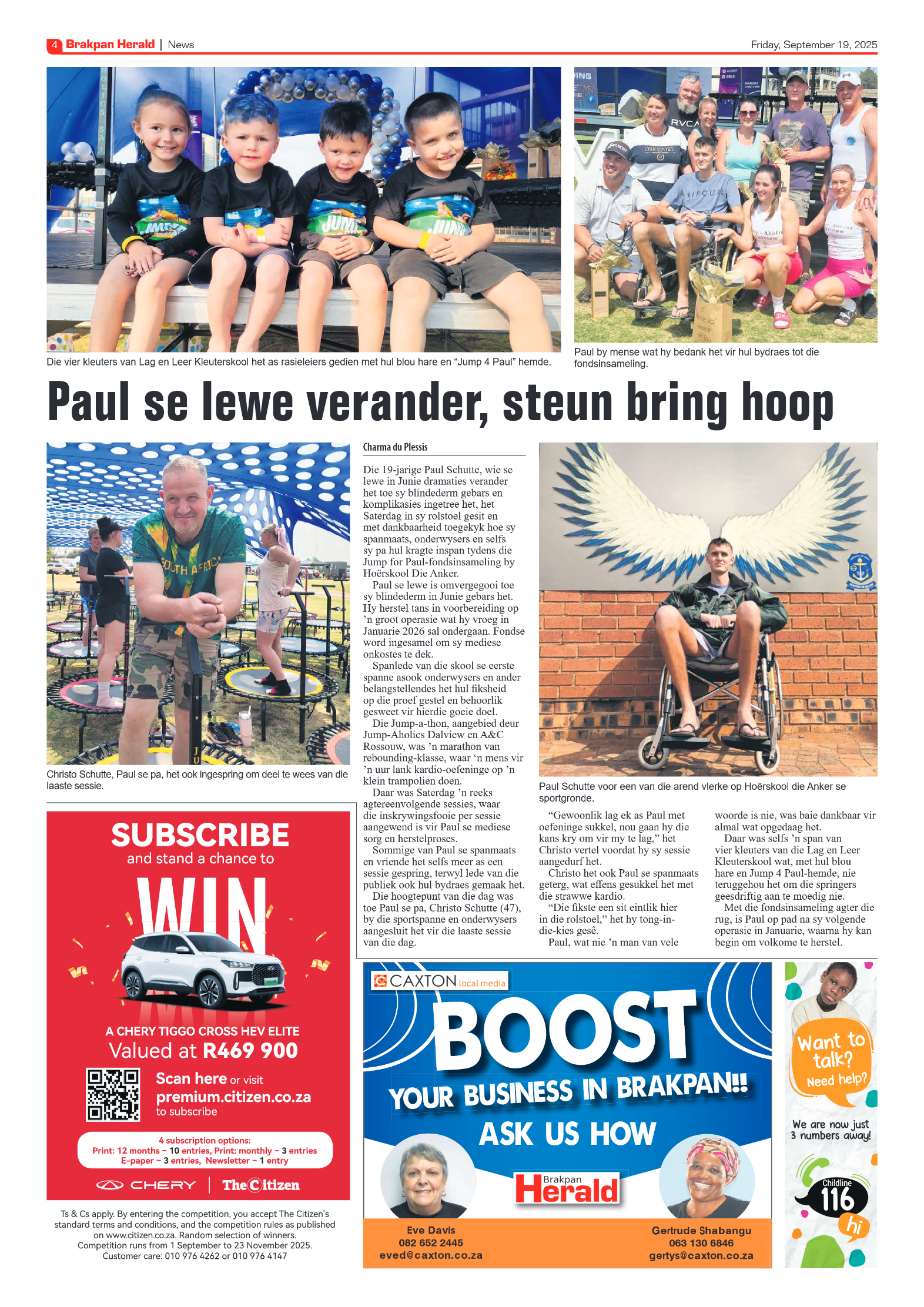 Brakpan Herald 19 September 2025 page 6