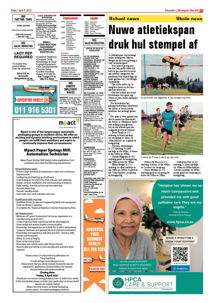 Brakpan Herald 1 April 2021 page 11