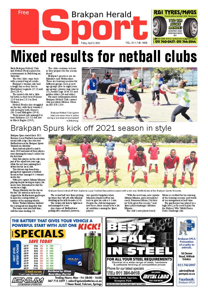 Brakpan Herald 1 April 2021 page 12