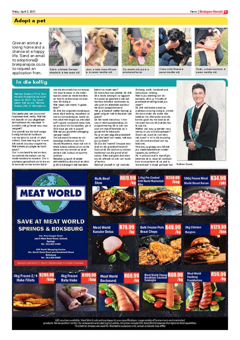 Brakpan Herald 1 April 2021 page 5