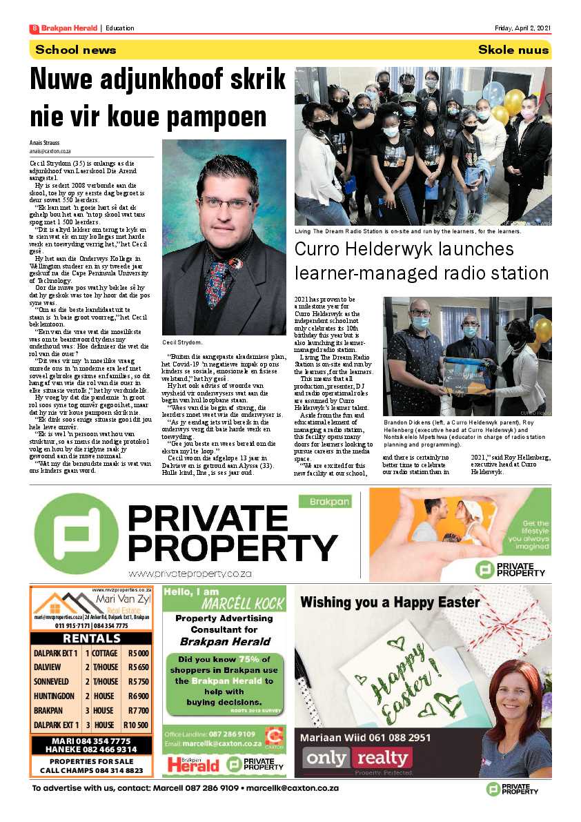 Brakpan Herald 1 April 2021 page 8