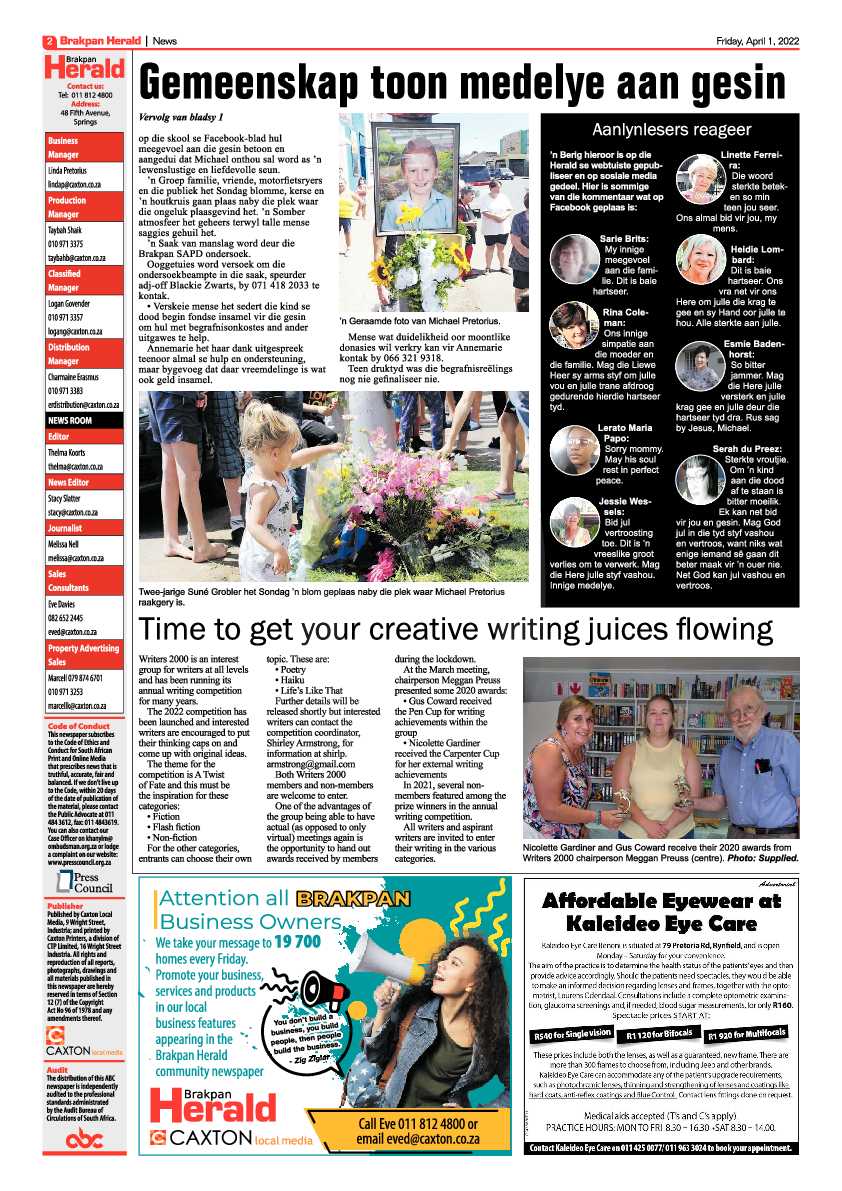 Brakpan Herald 1 April 2022 page 2