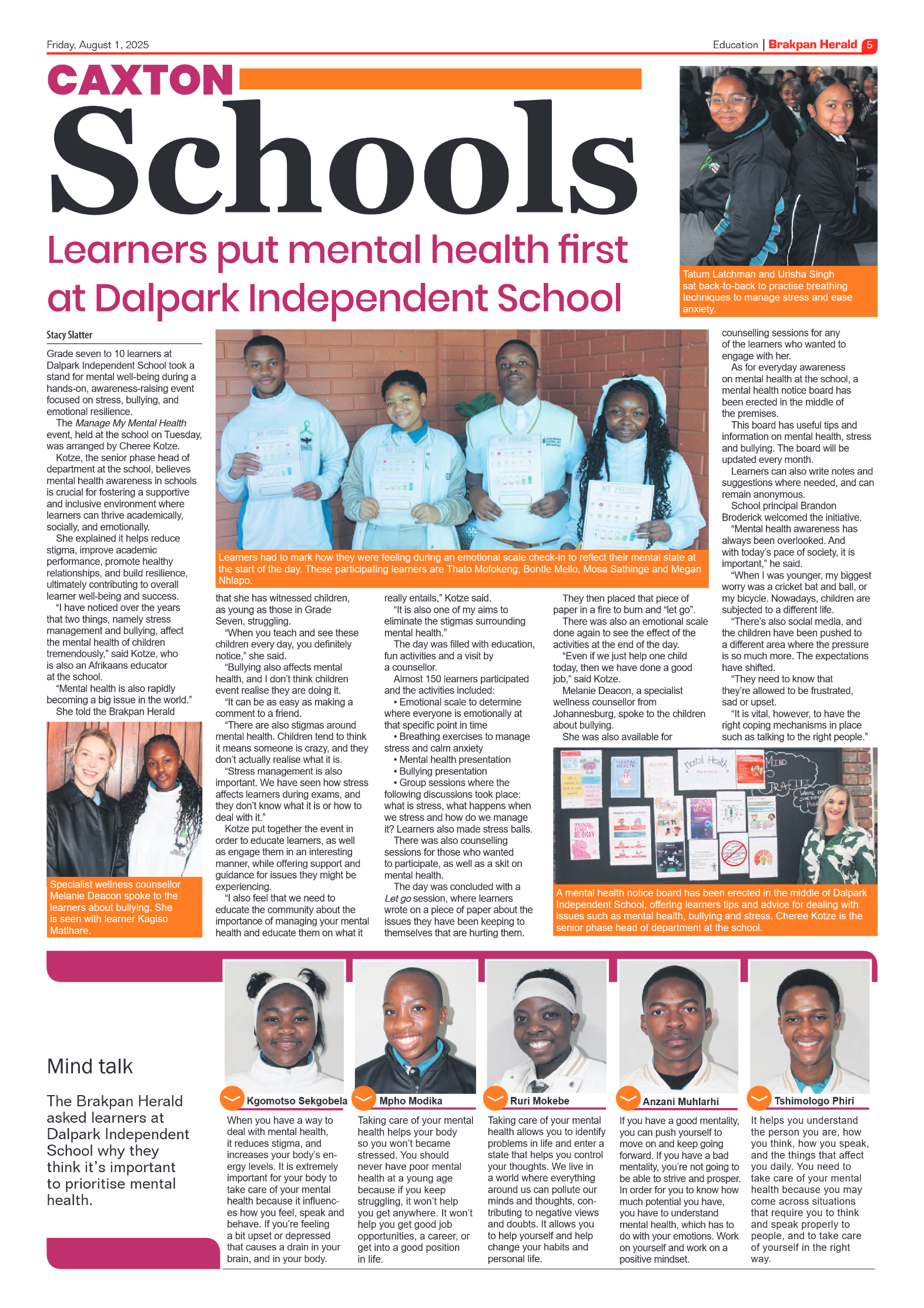 Brakpan Herald 1 August 2025 page 13