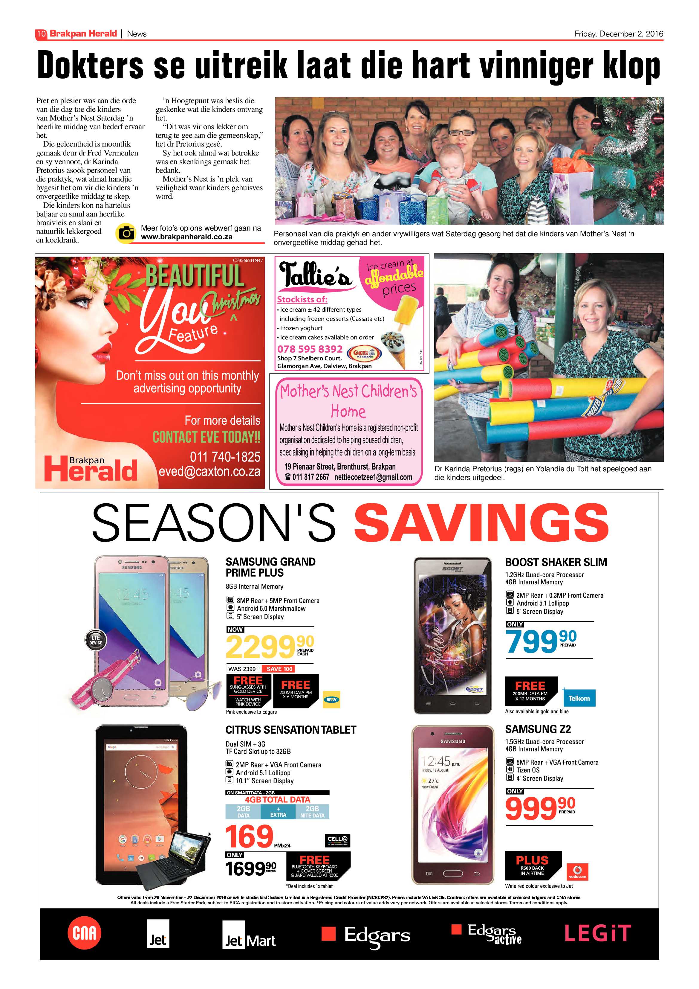 Brakpan Herald 2 Dec 2016 page 10