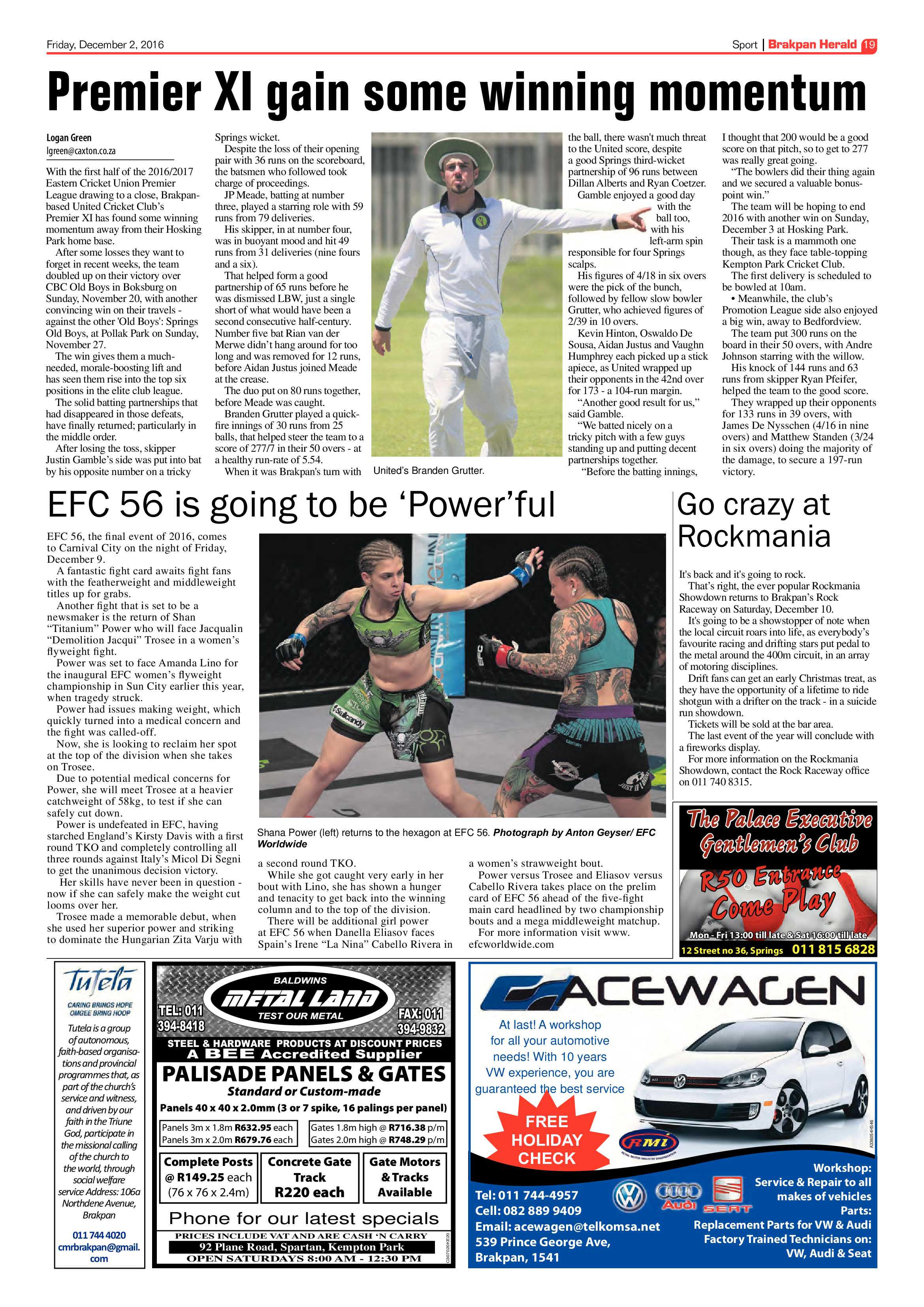 Brakpan Herald 2 Dec 2016 page 19