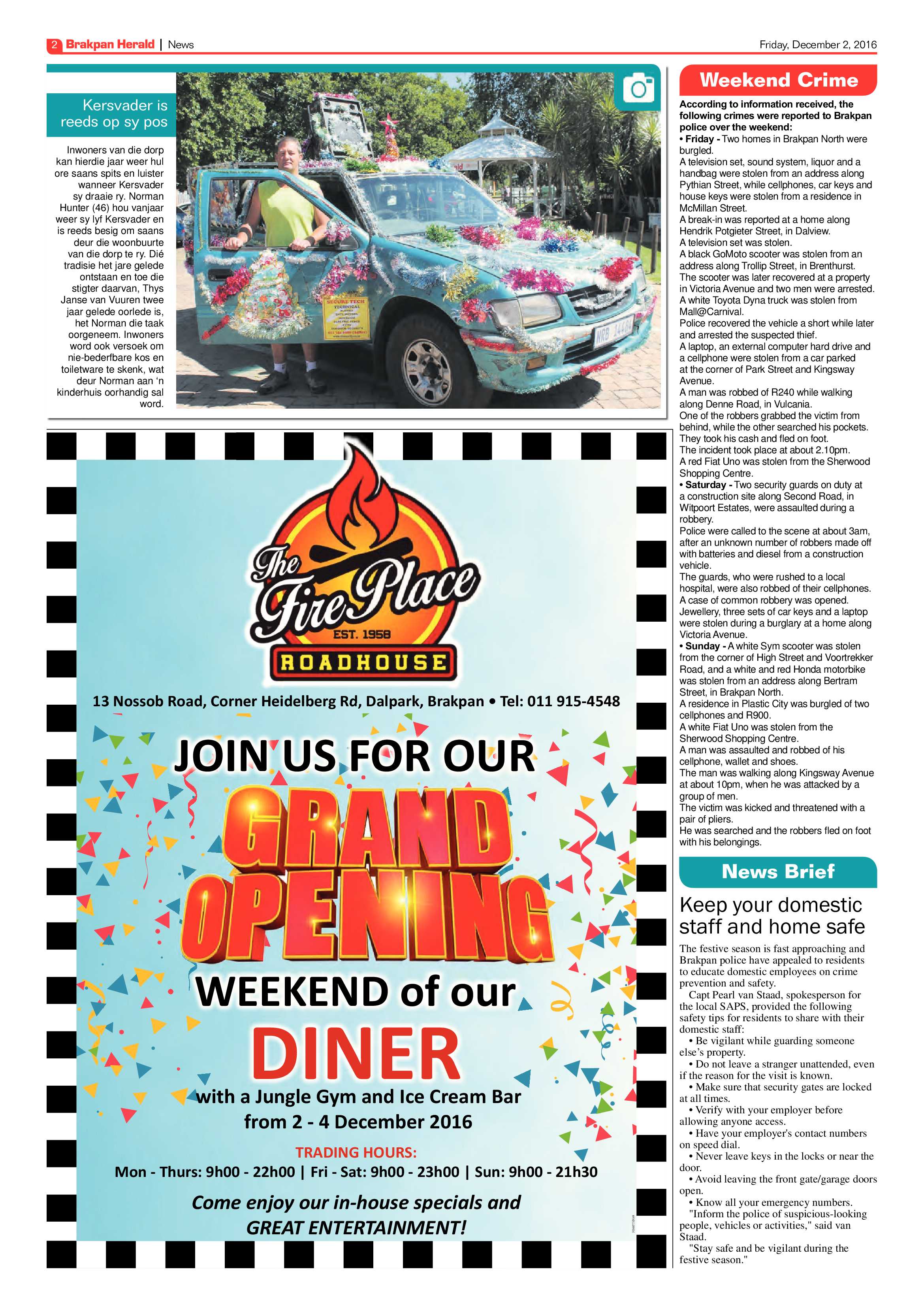 Brakpan Herald 2 Dec 2016 page 2