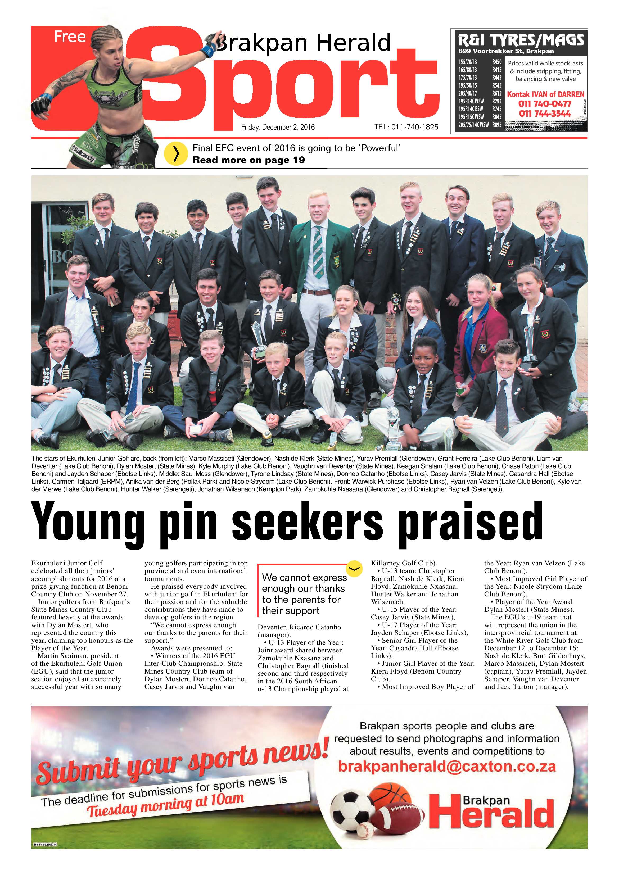 Brakpan Herald 2 Dec 2016 page 20