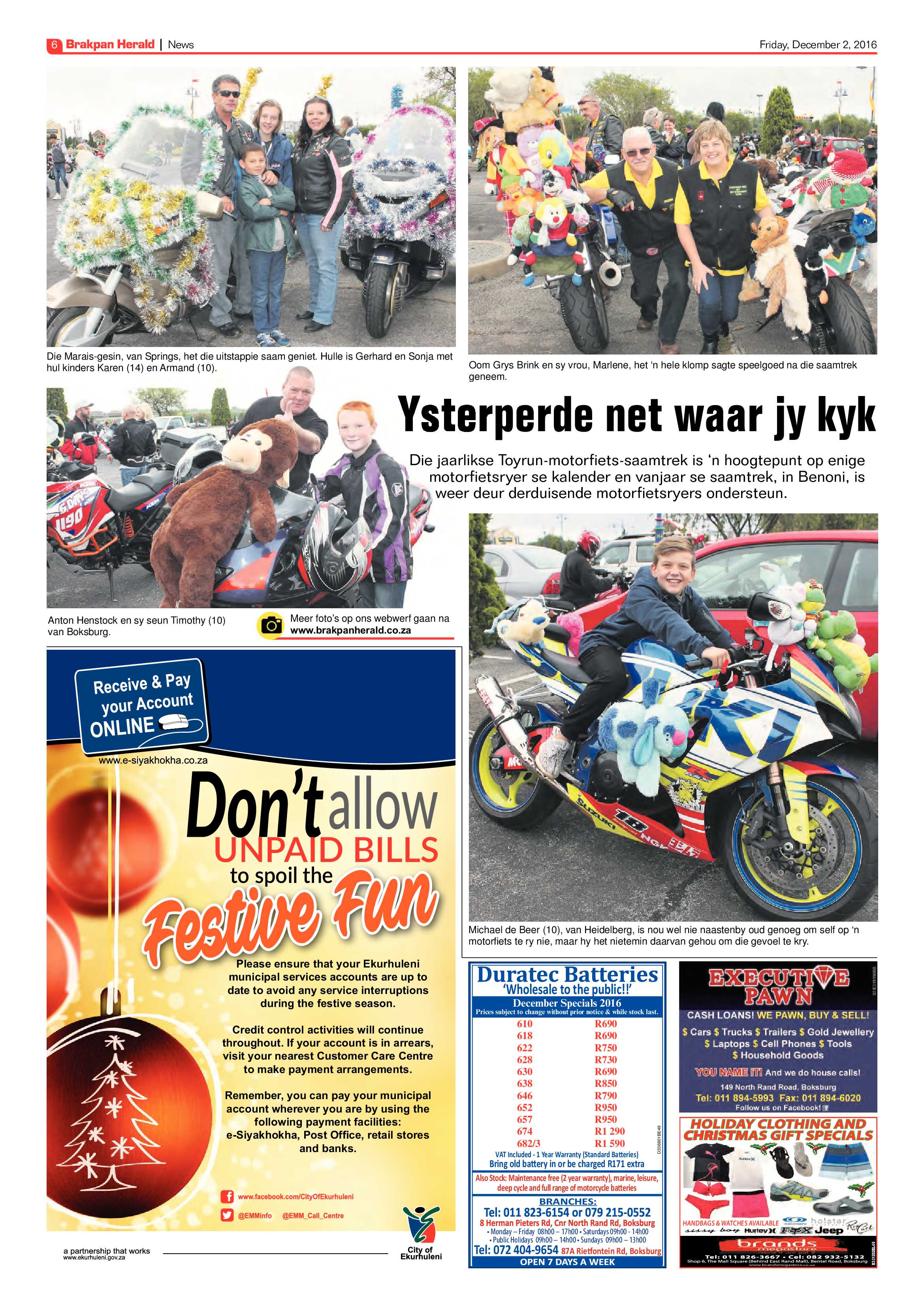 Brakpan Herald 2 Dec 2016 page 6