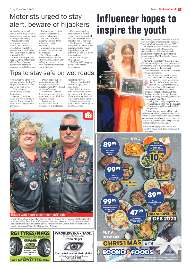 Brakpan Herald 1 December 2023 page 3