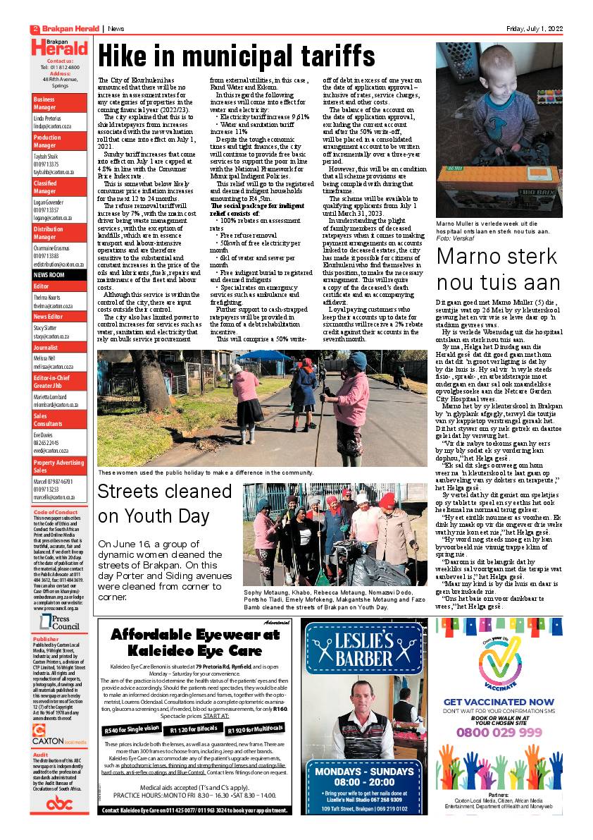 Brakpan Herald 1 July 2022 page 2