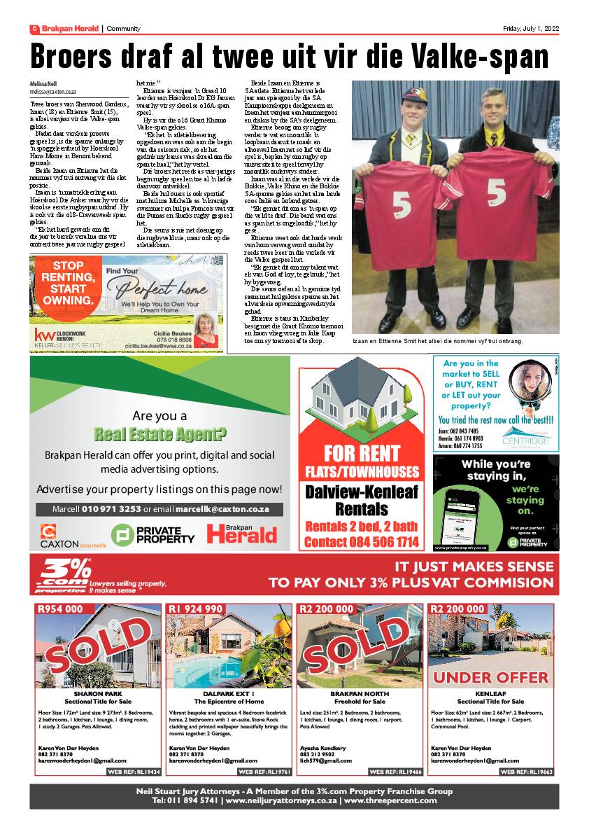 Brakpan Herald 1 July 2022 page 6