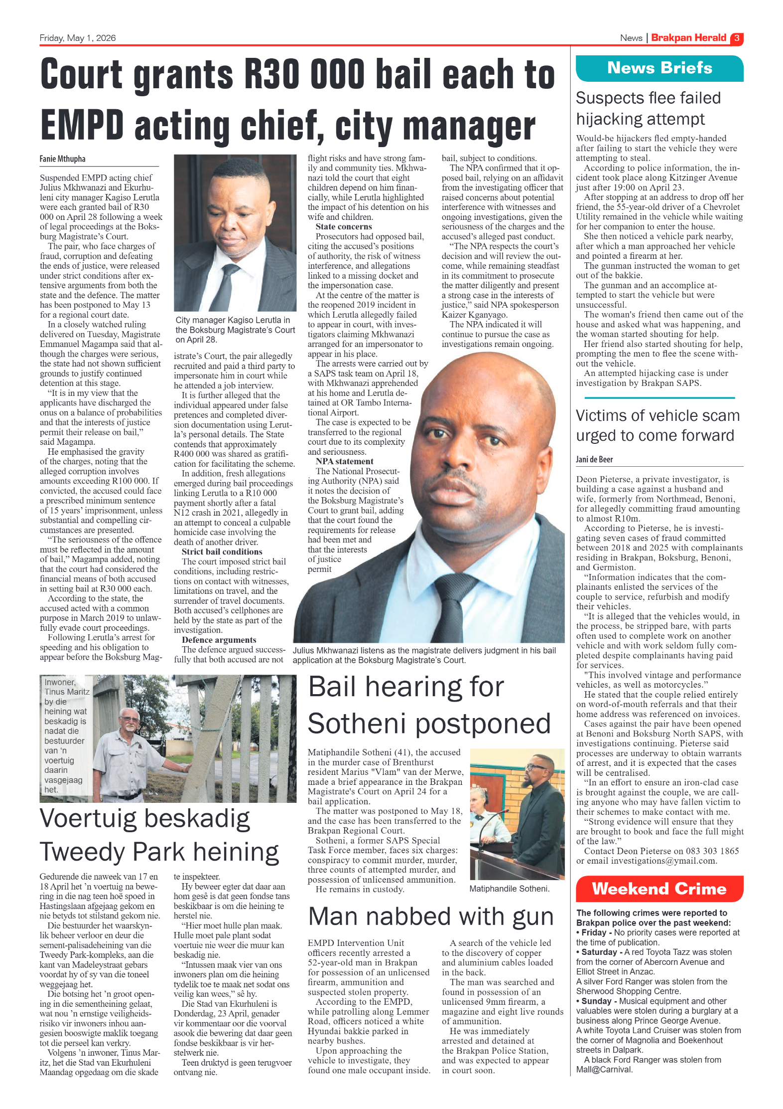 Brakpan Herald 1 May 2026 page 3
