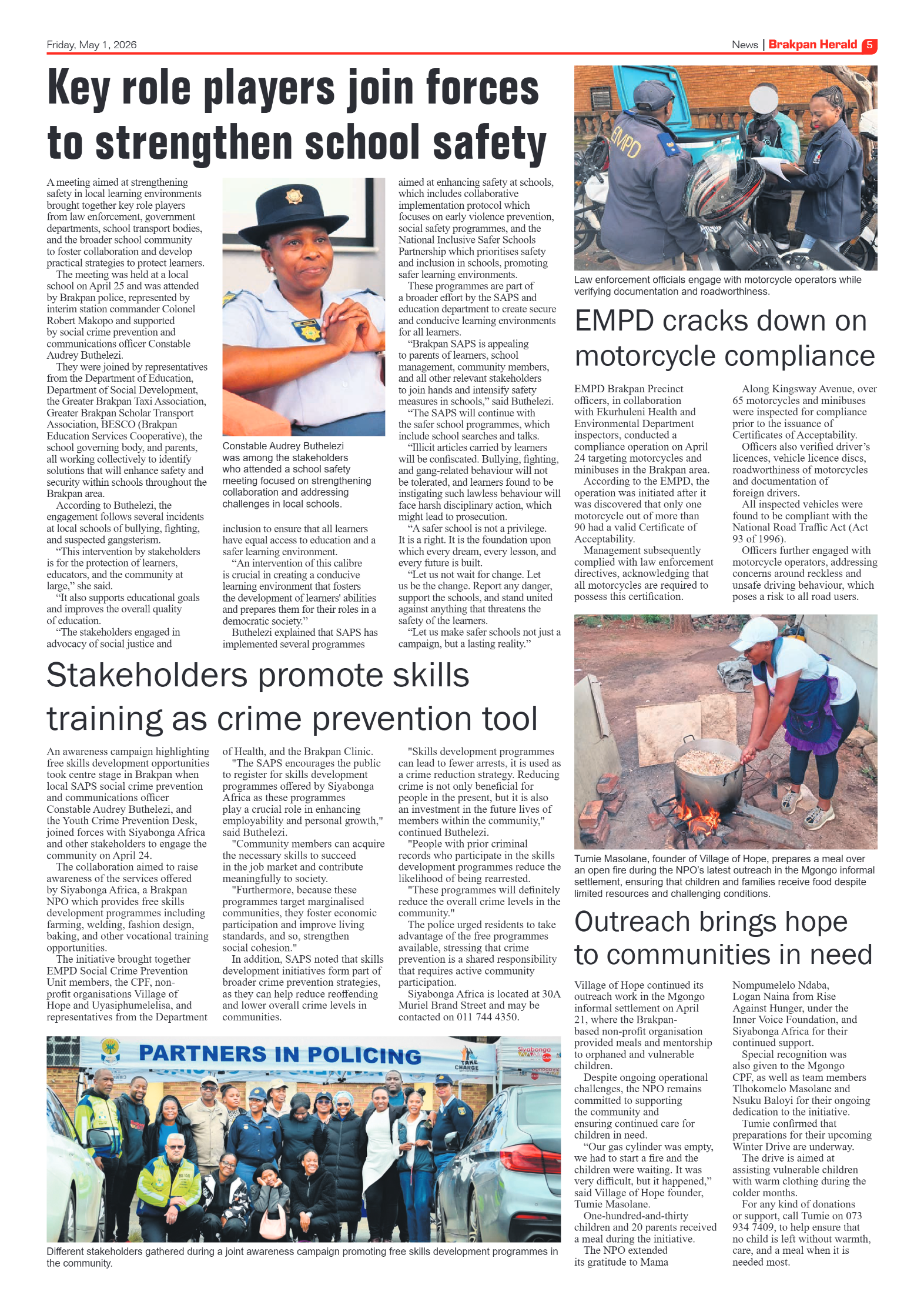 Brakpan Herald 1 May 2026 page 5