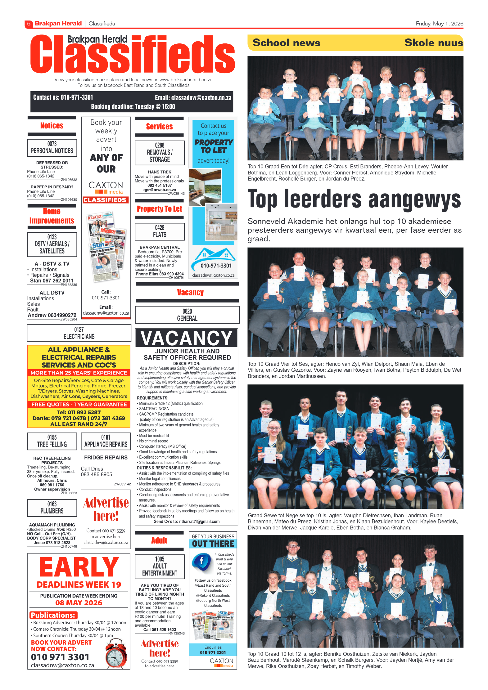 Brakpan Herald 1 May 2026 page 6