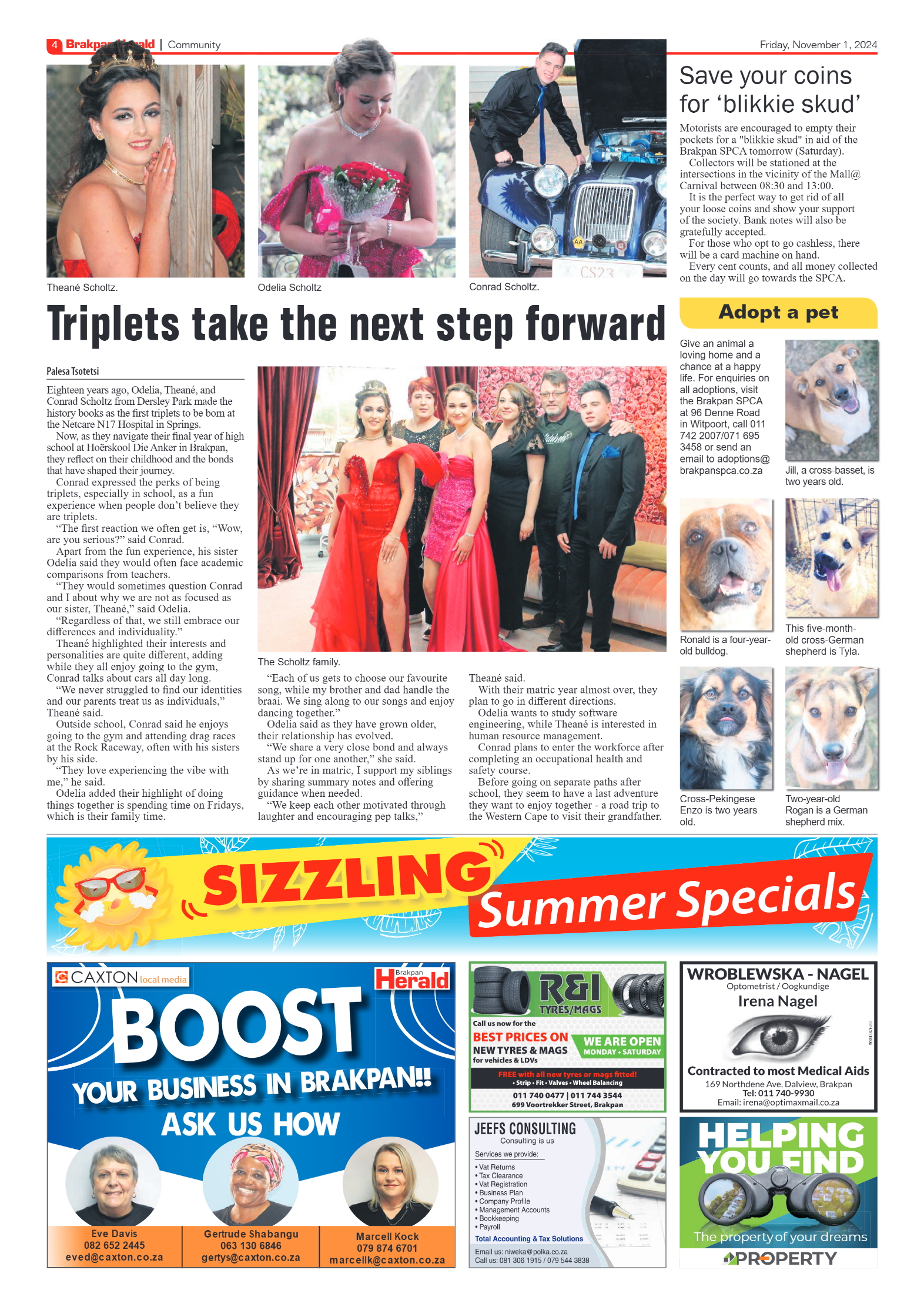 Brakpan Herald 1 November 2024 page 4